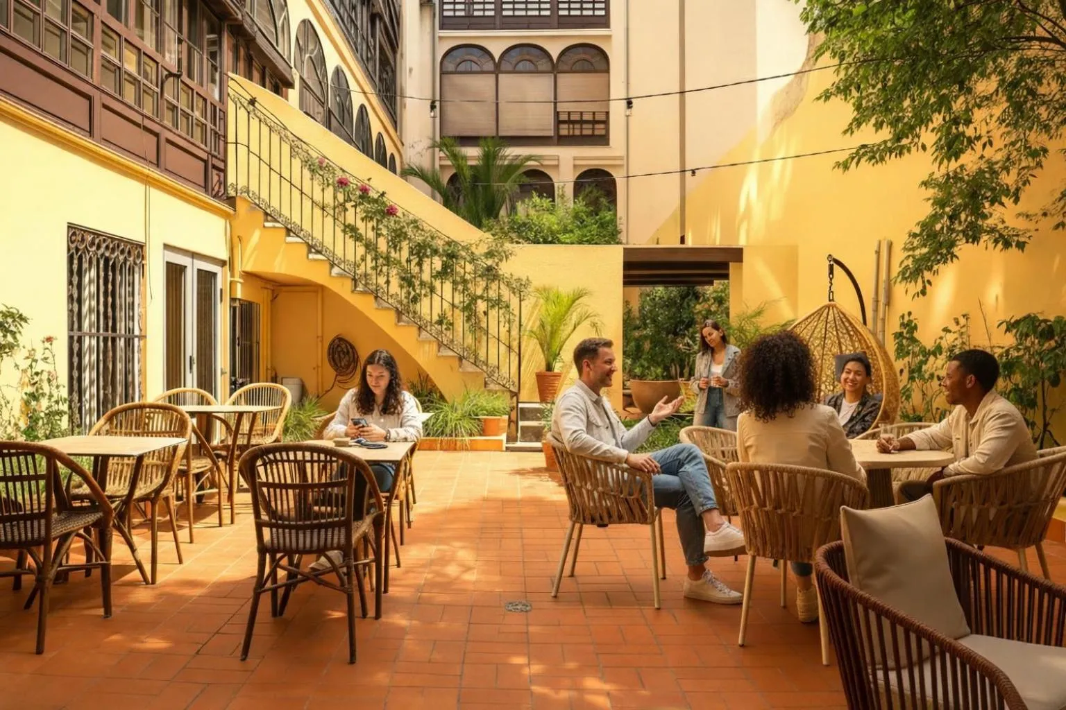 Balcony/Terrace in The Loft House Barcelona