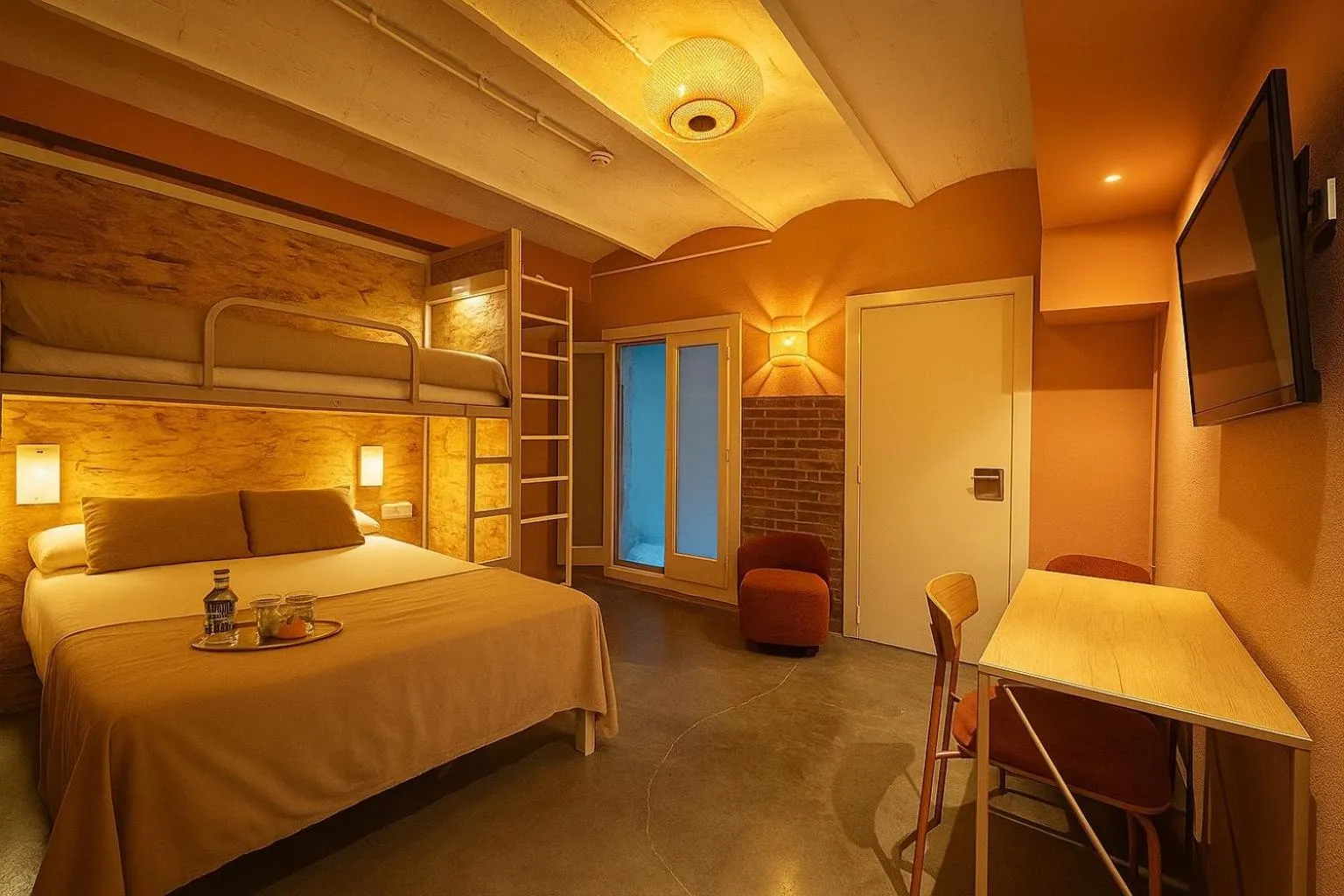 Bed in The Loft House Barcelona