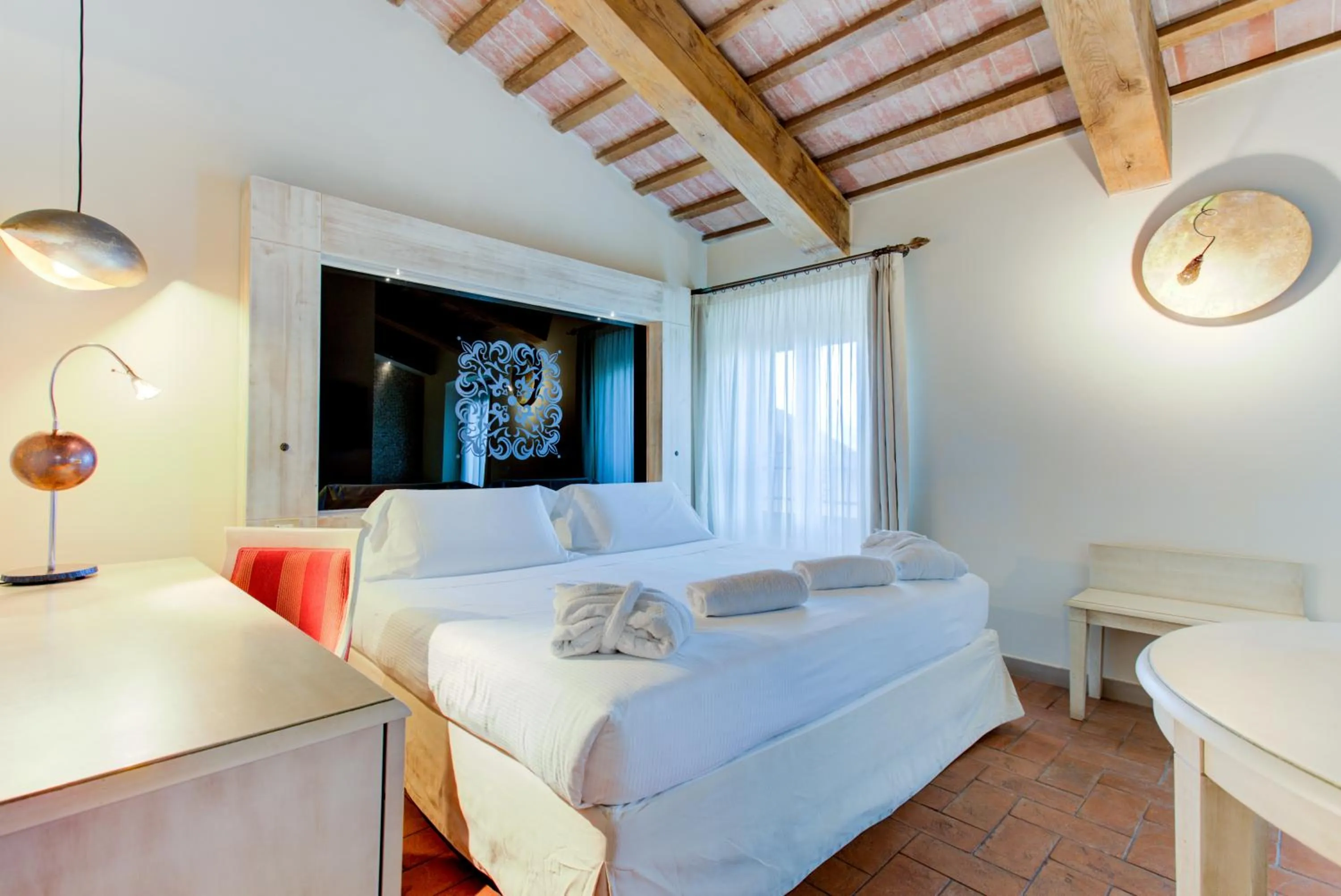 Bedroom, Bed in Oste del Castello Wellness & Bike Hotel