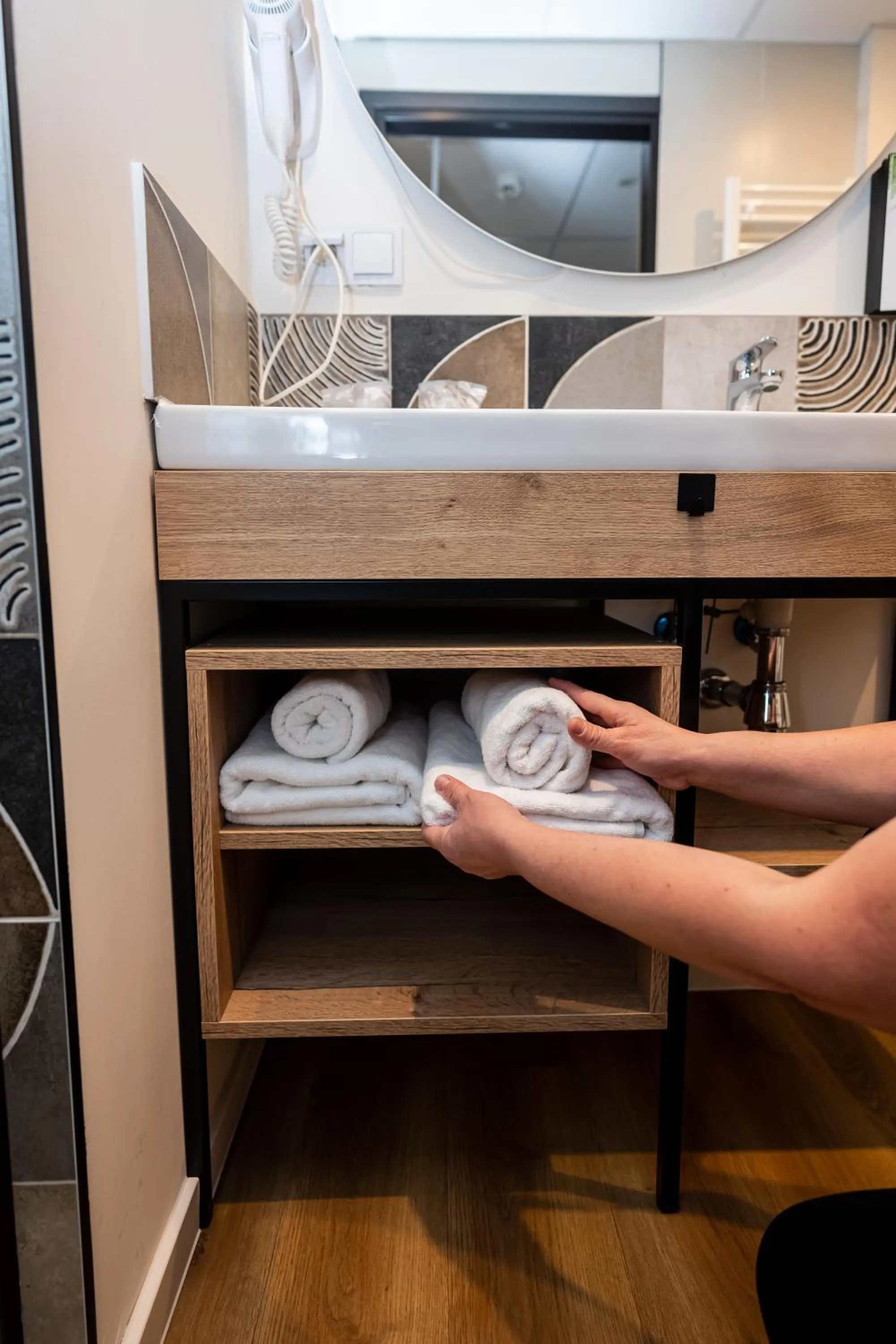 Bathroom, Bed in Hotel Convictus Cracovia for business & travellers