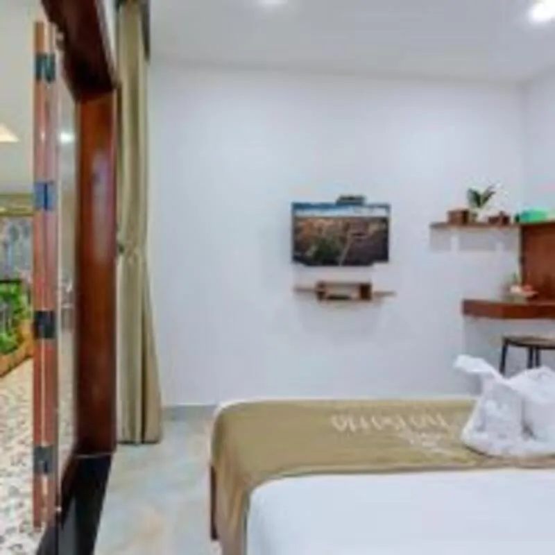 Bed in Villa Lake Shore Hoi An