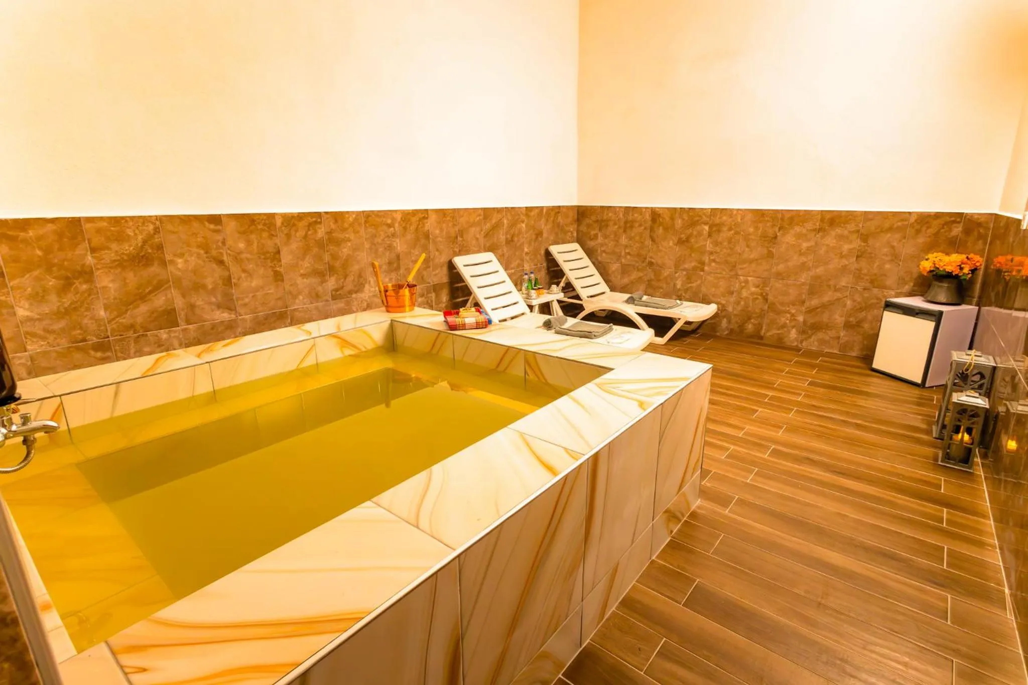 Hot Spring Bath in Continent Hotel Kapadokus Thermal