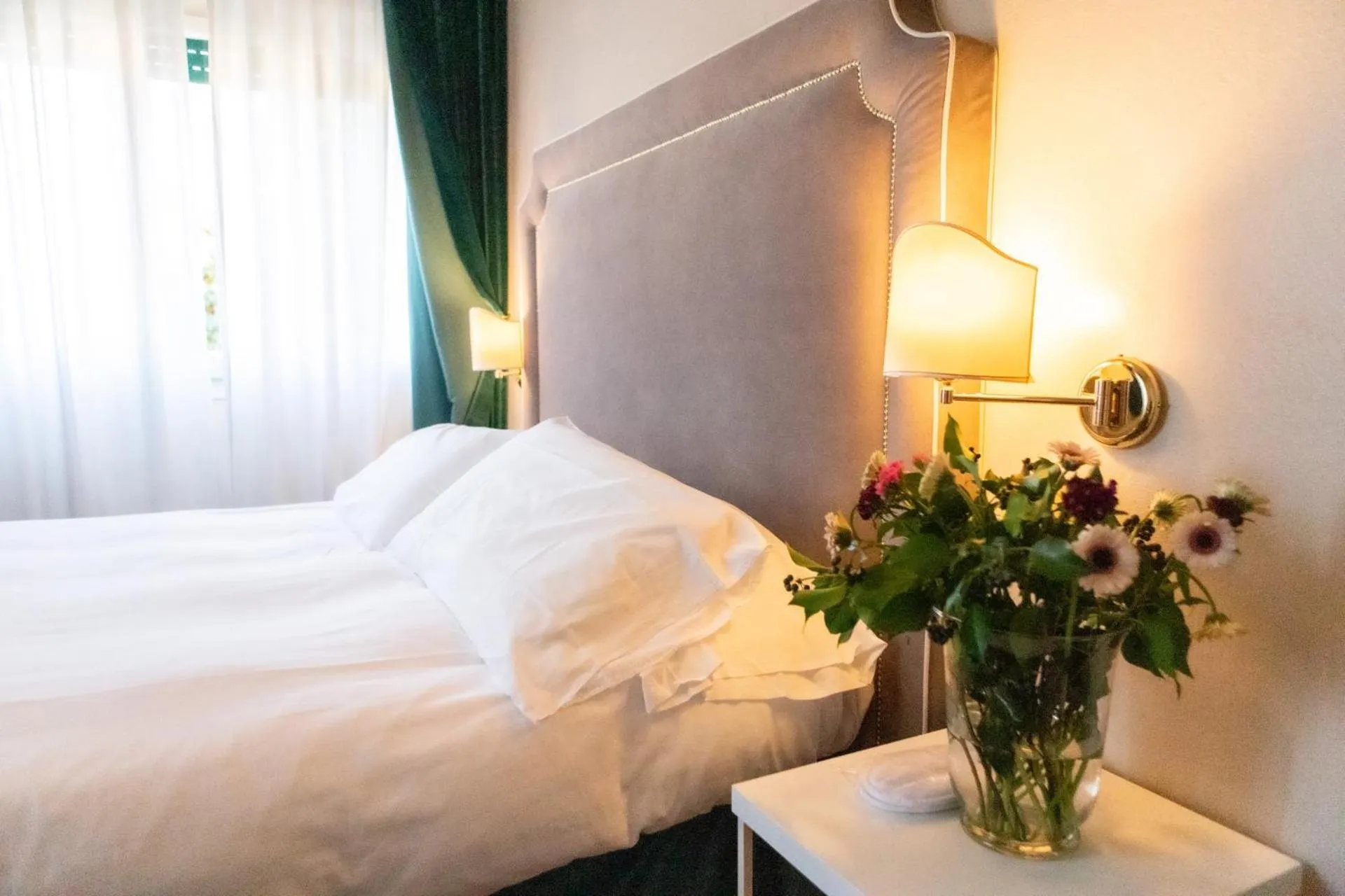 Bed in Hotel Viscardo