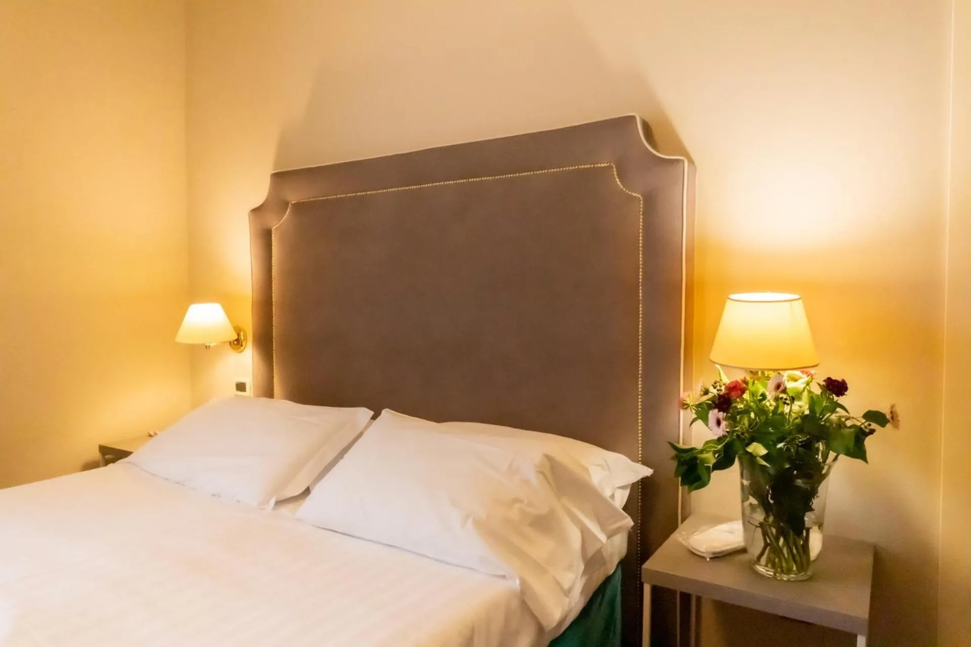 Bed in Hotel Viscardo