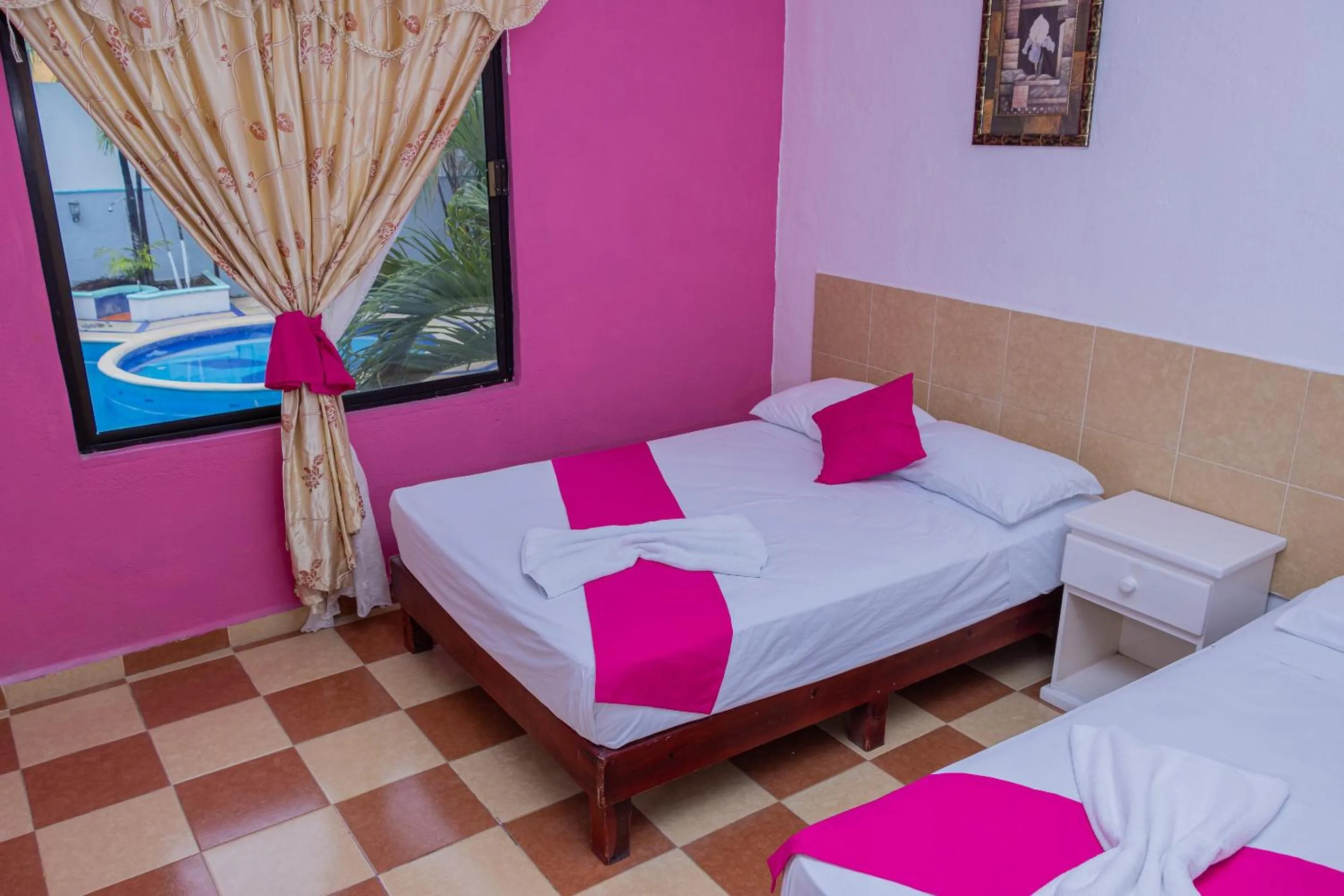 Bedroom, Bed in OYO Hotel Marías,Aeropuerto Internacional de Chetumal