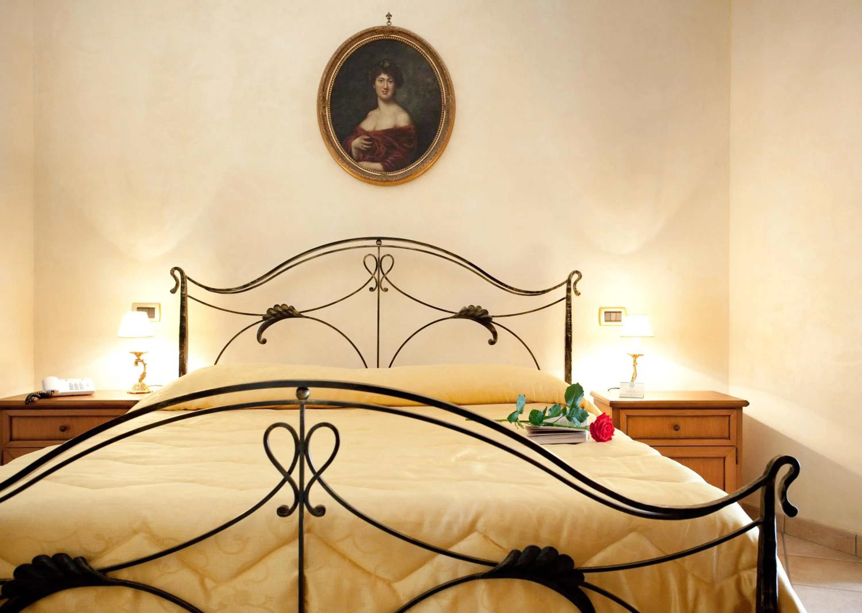 Bed in Hotel Villa Torre Antica