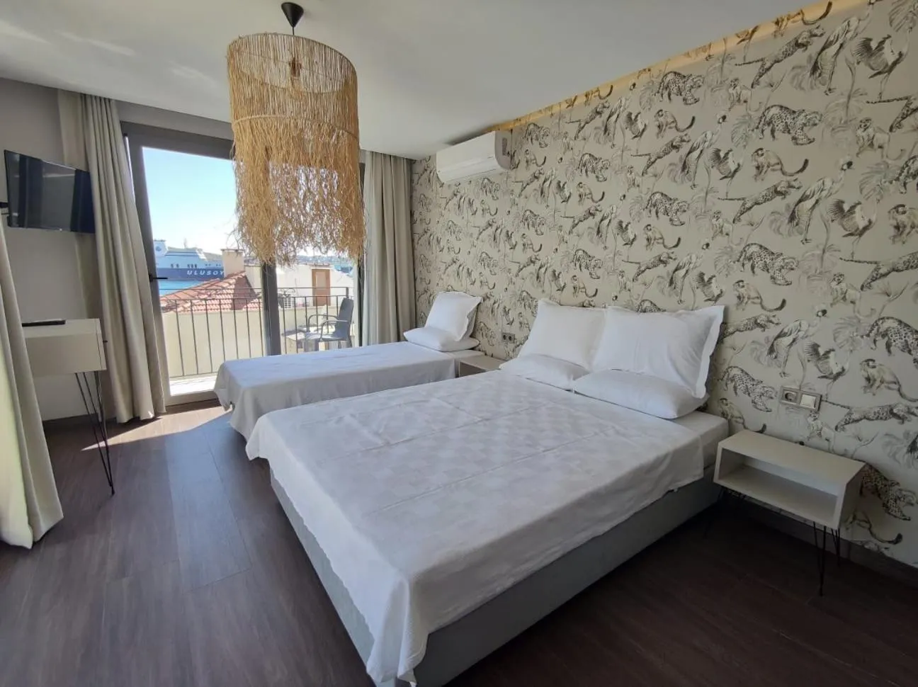 Bed in Eva Otel Çeşme