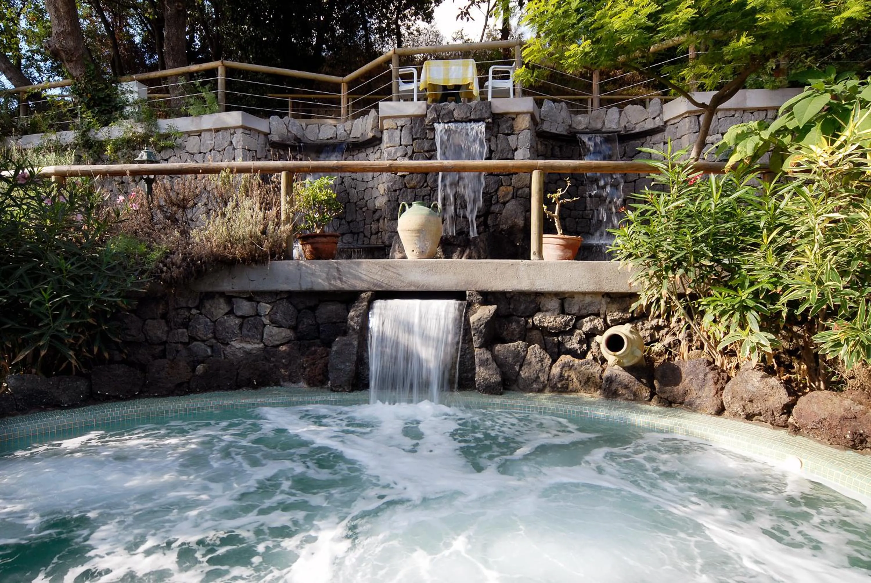 Decorative detail in Hotel Giardino Delle Ninfe E La Fenice
