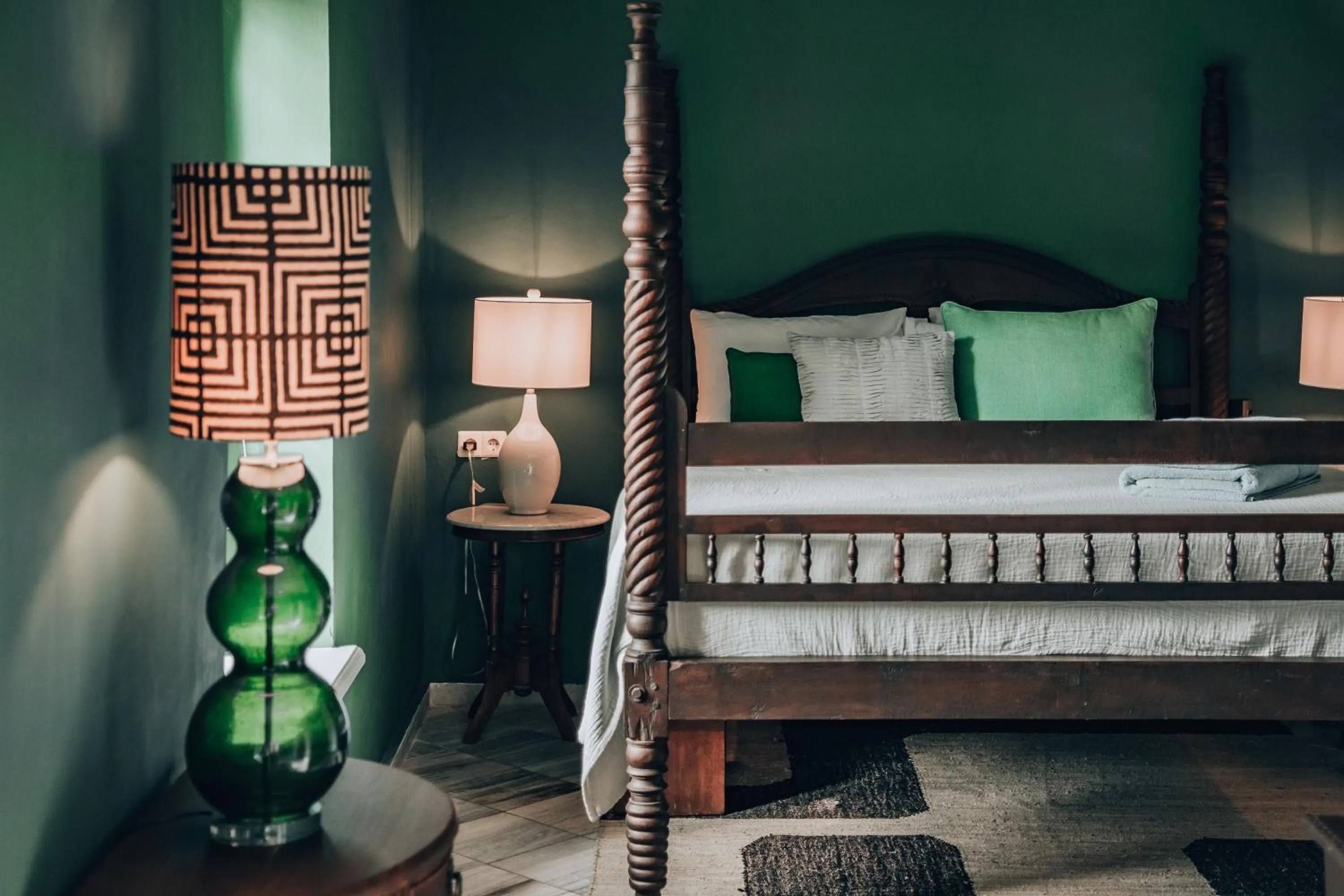 Bed in Kura Botanica Hotel