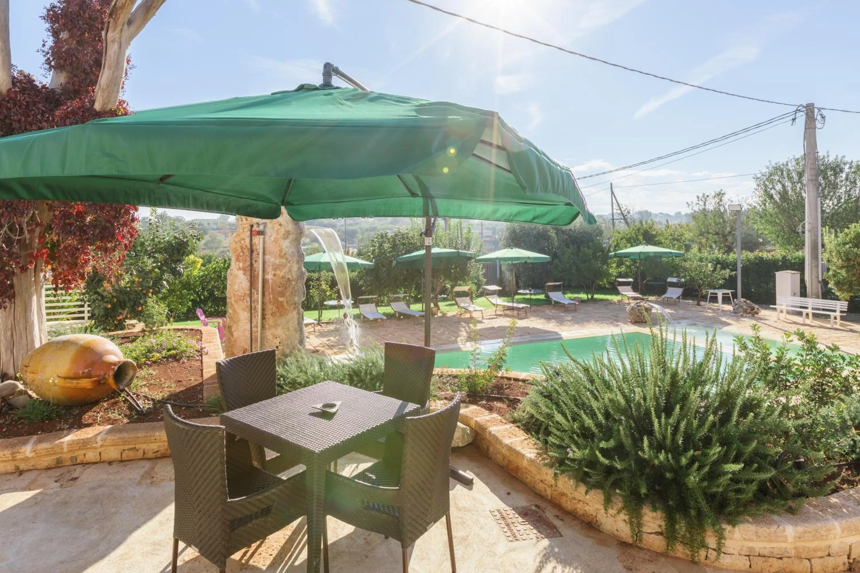 Patio in Casolare Lodedo