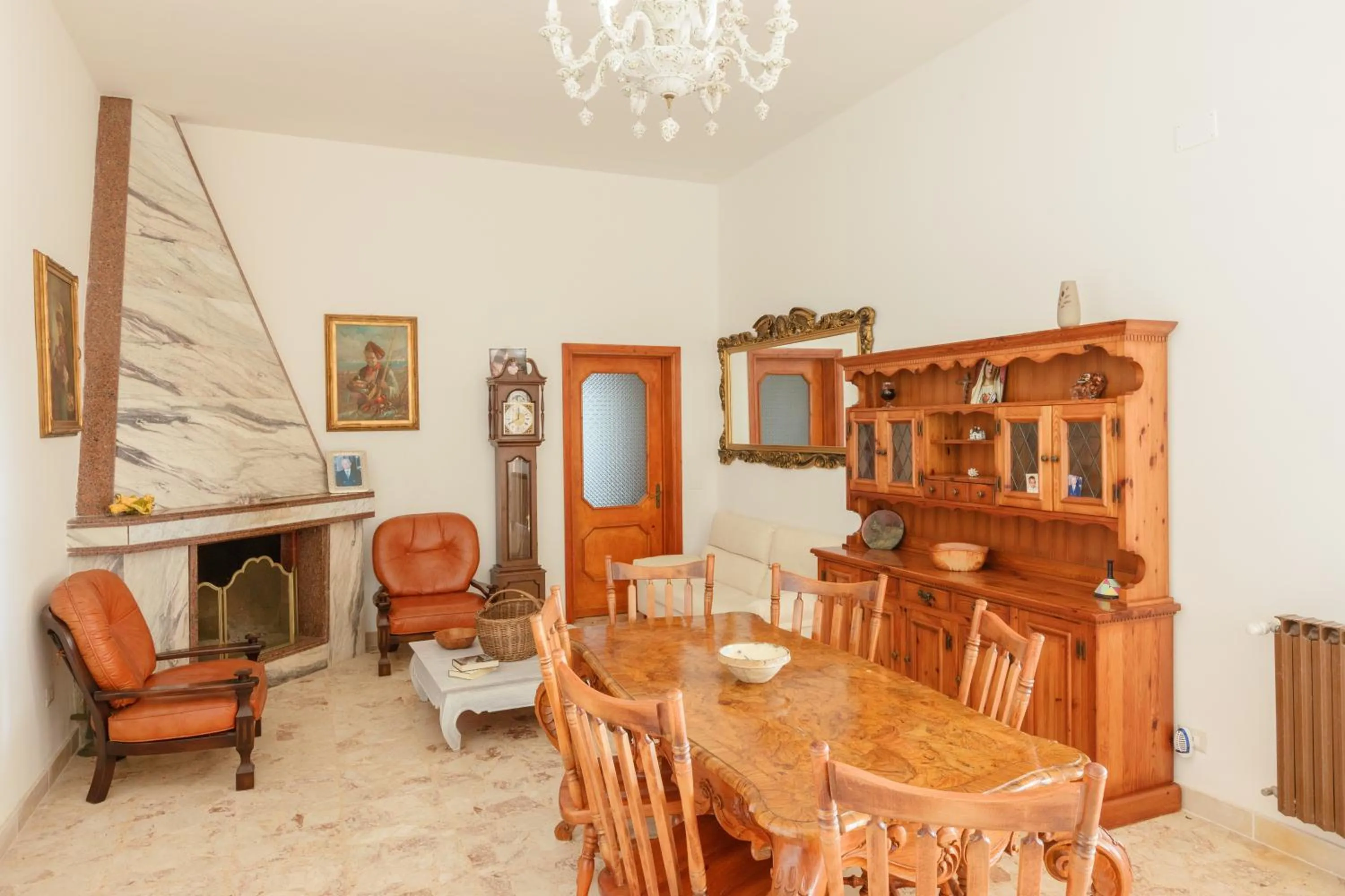 Living room in Casolare Lodedo