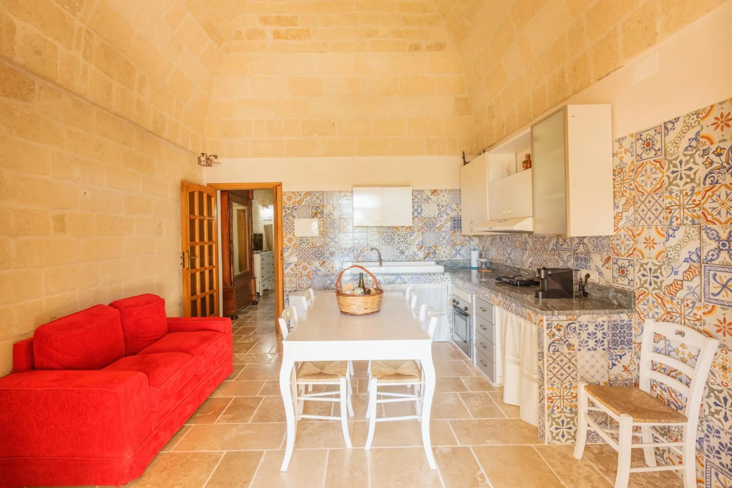 Kitchen or kitchenette in Casolare Lodedo