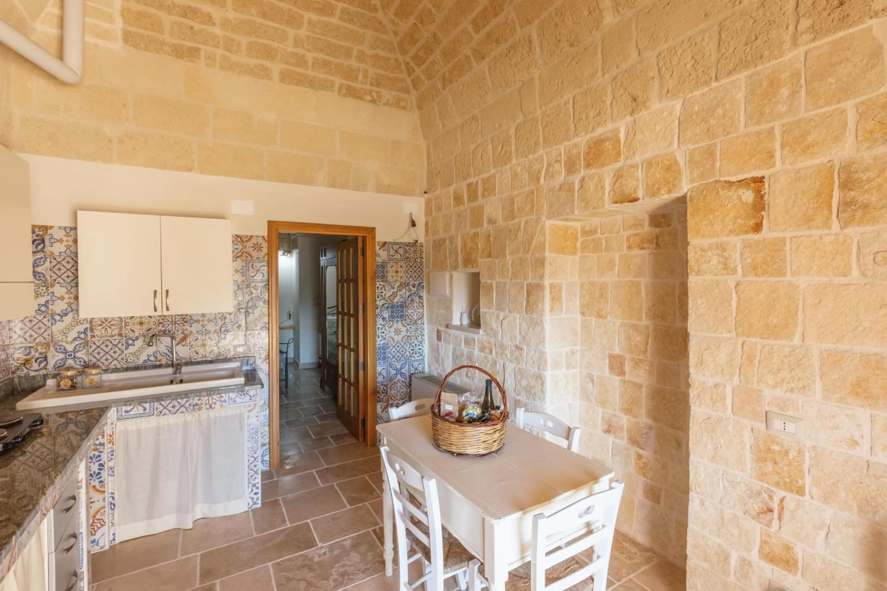 Kitchen or kitchenette in Casolare Lodedo