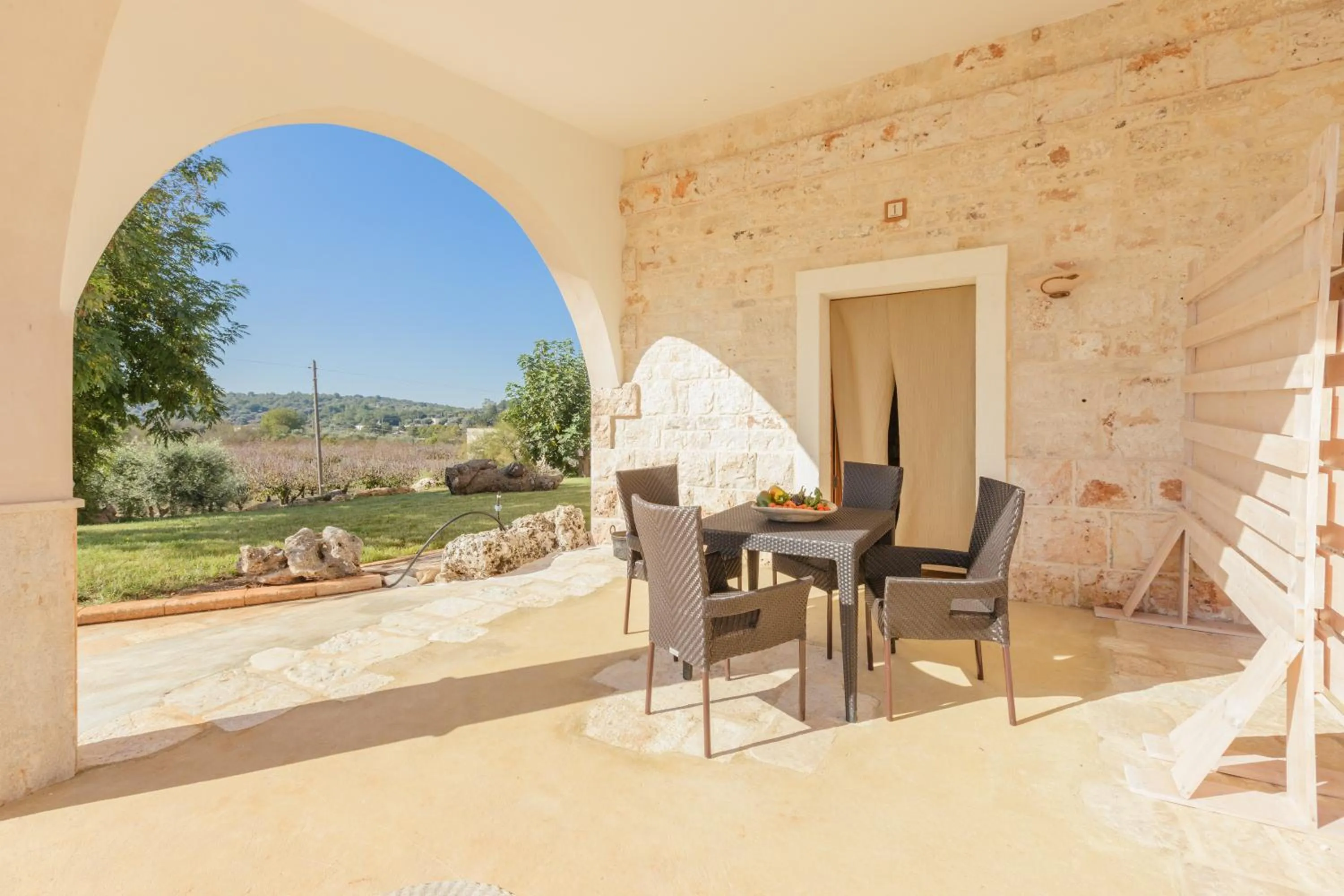 Patio in Casolare Lodedo