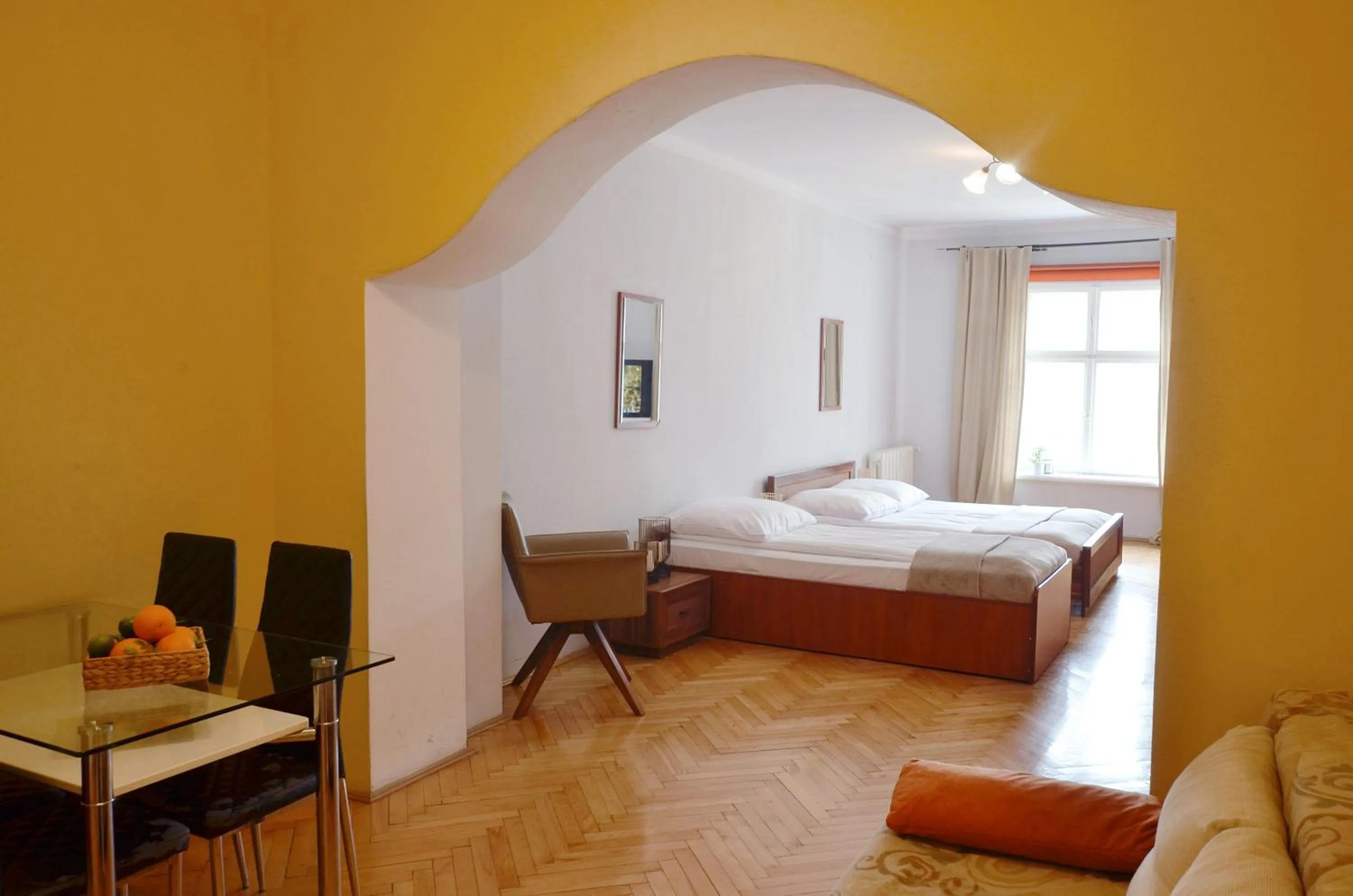 Bed in P&J Apartments Floriańska