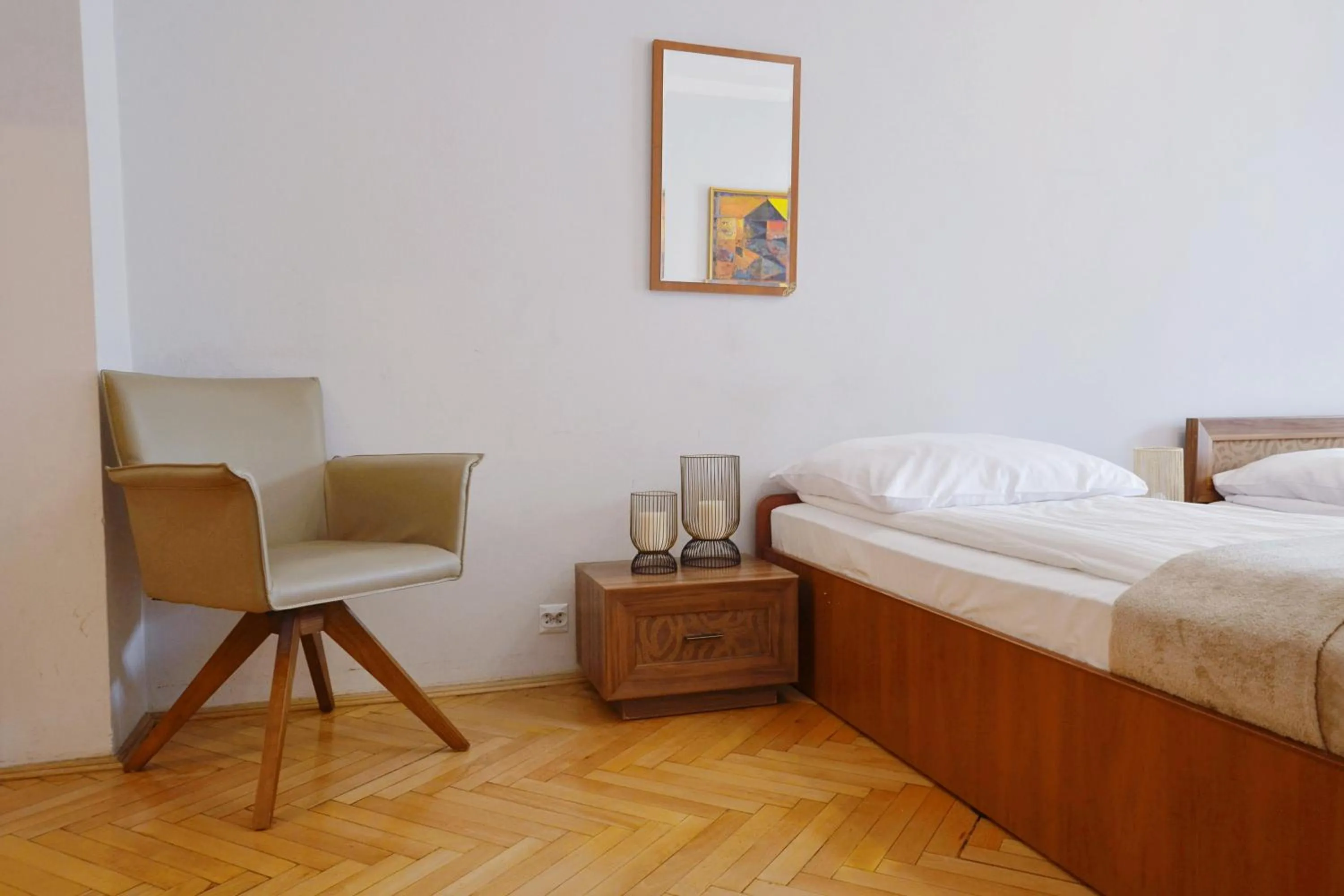 Bed in P&J Apartments Floriańska