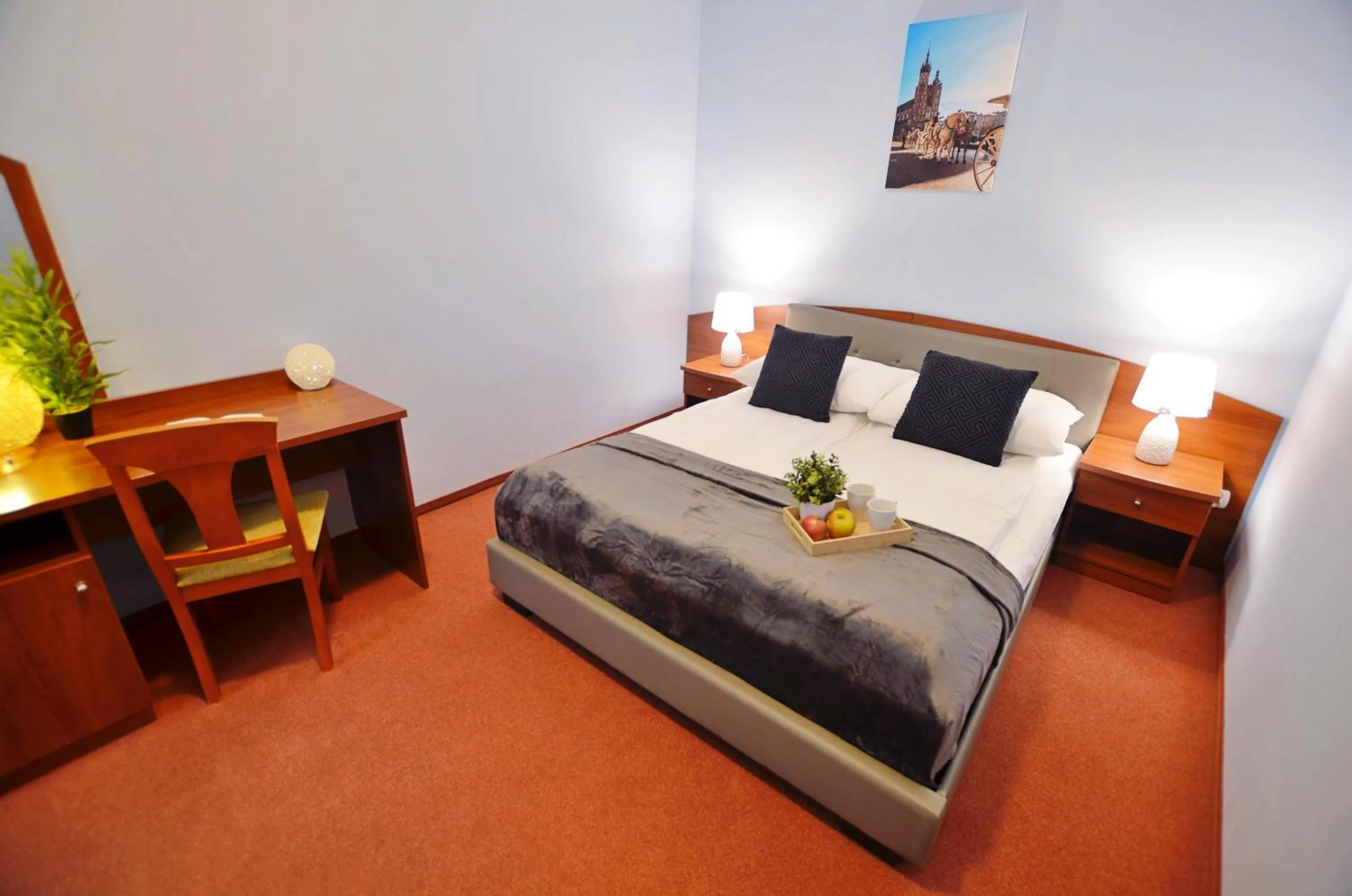 Bed in P&J Apartments Floriańska