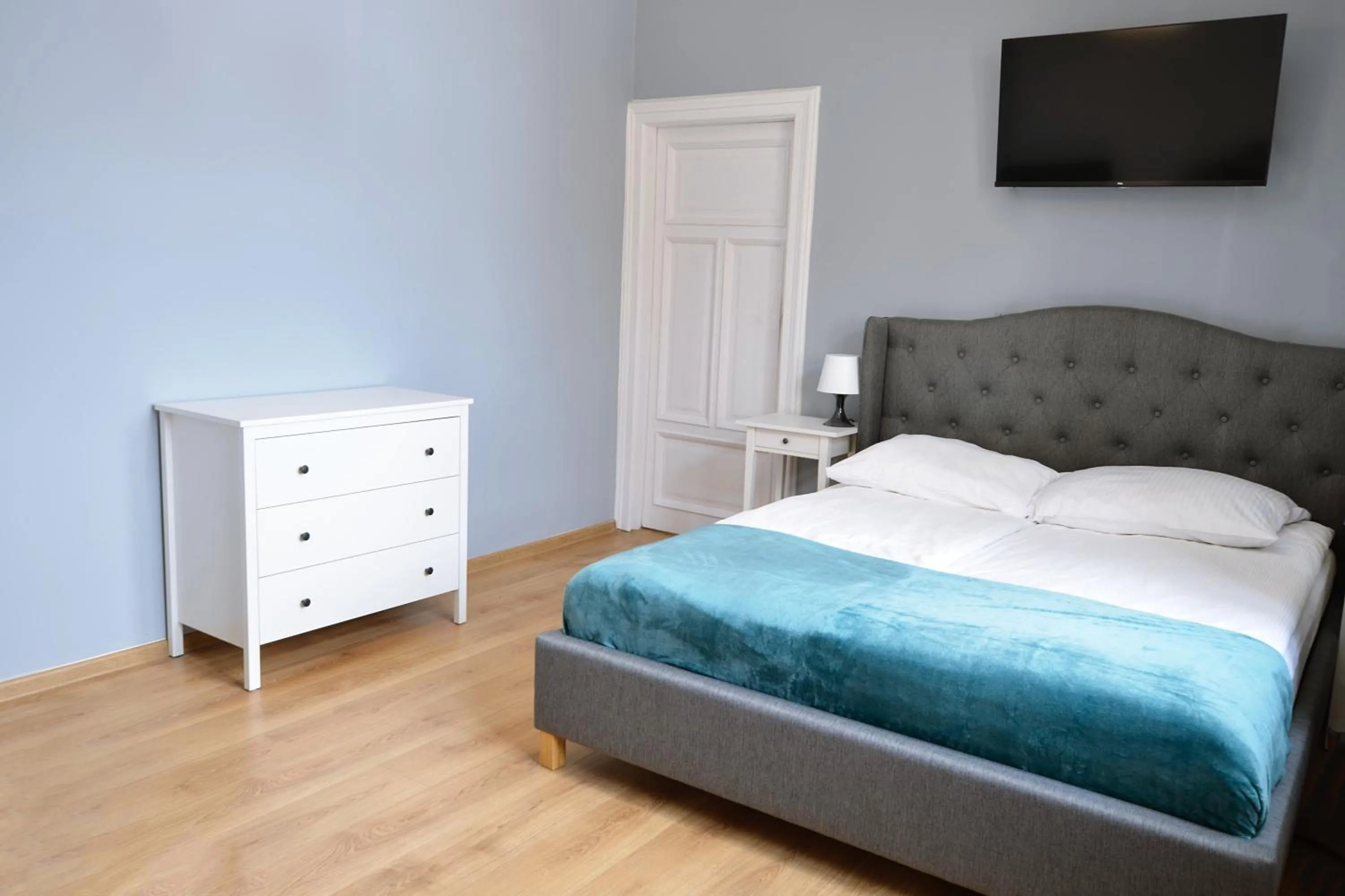 Bed in P&J Apartments Floriańska