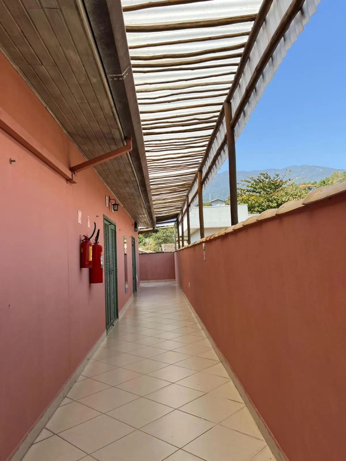 Balcony/Terrace in Pousada Casa Rosada Ilhabela