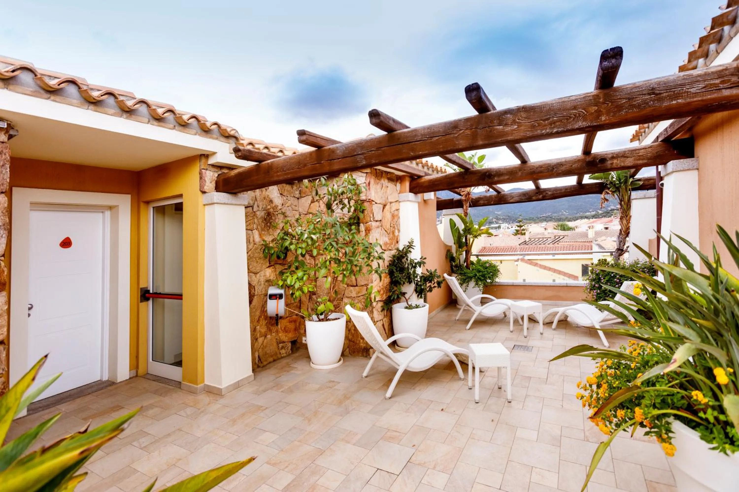 Solarium in Janas Hotel