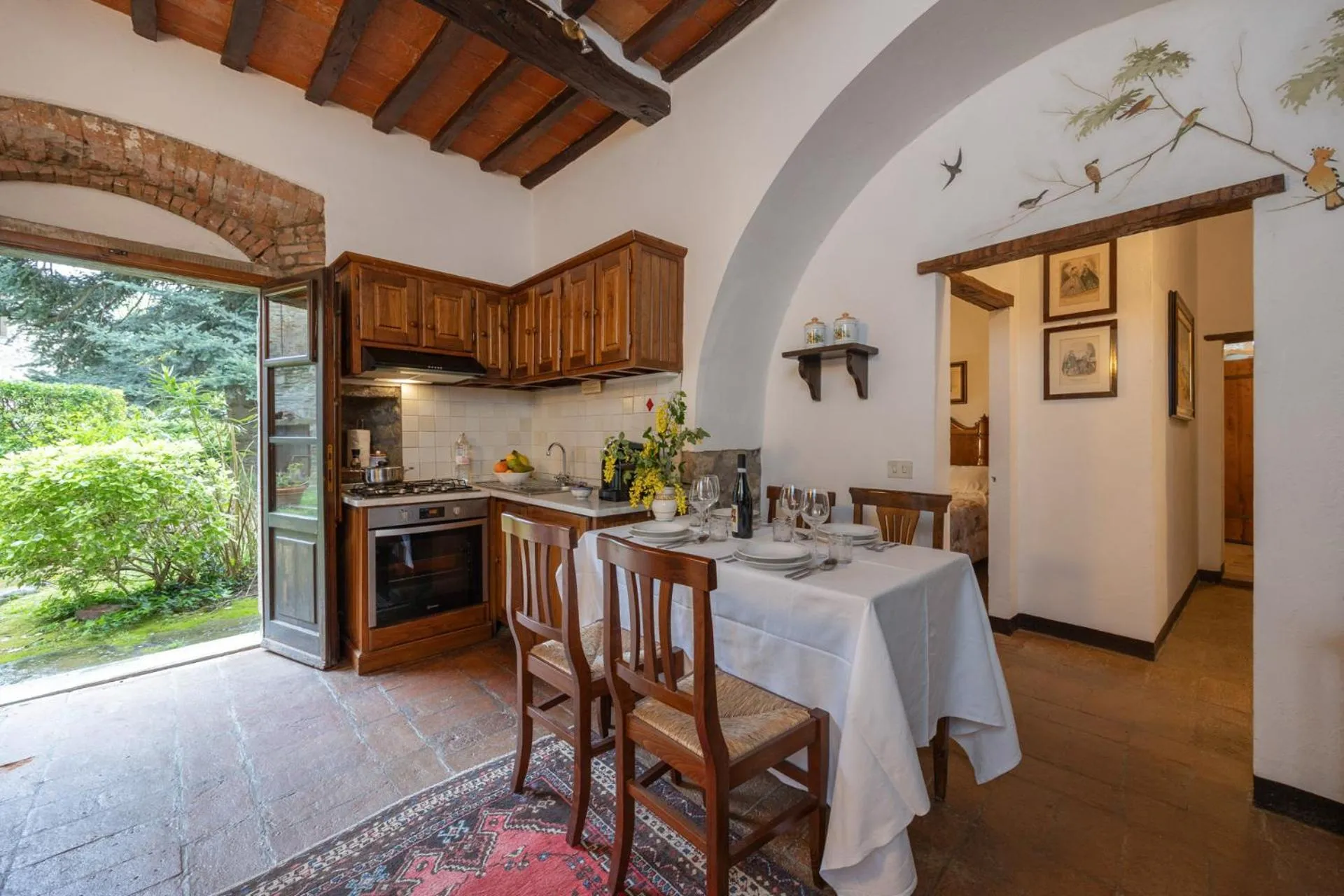 Kitchen or kitchenette in Residence Il Casale