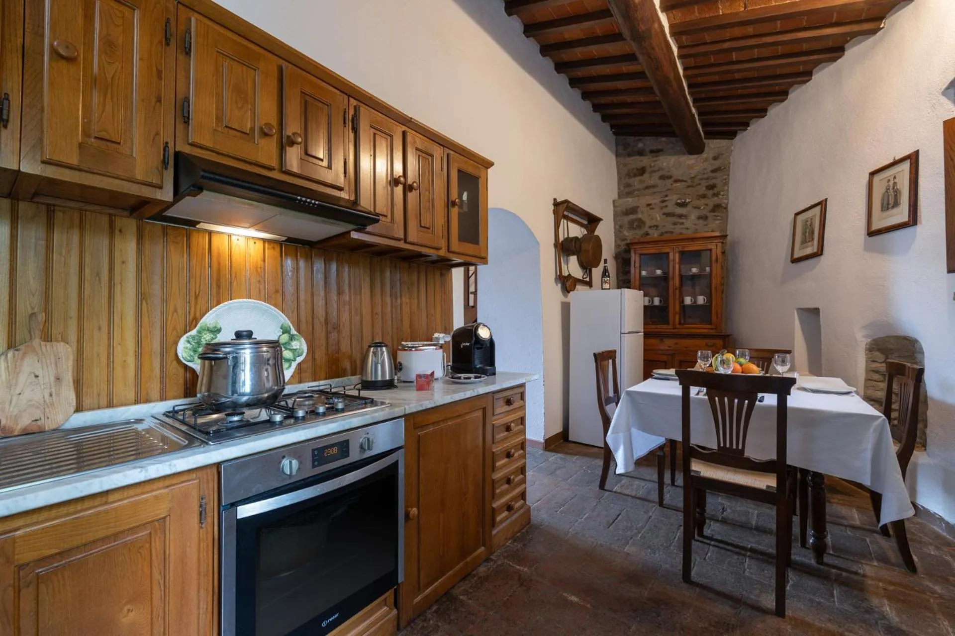 Kitchen or kitchenette in Residence Il Casale