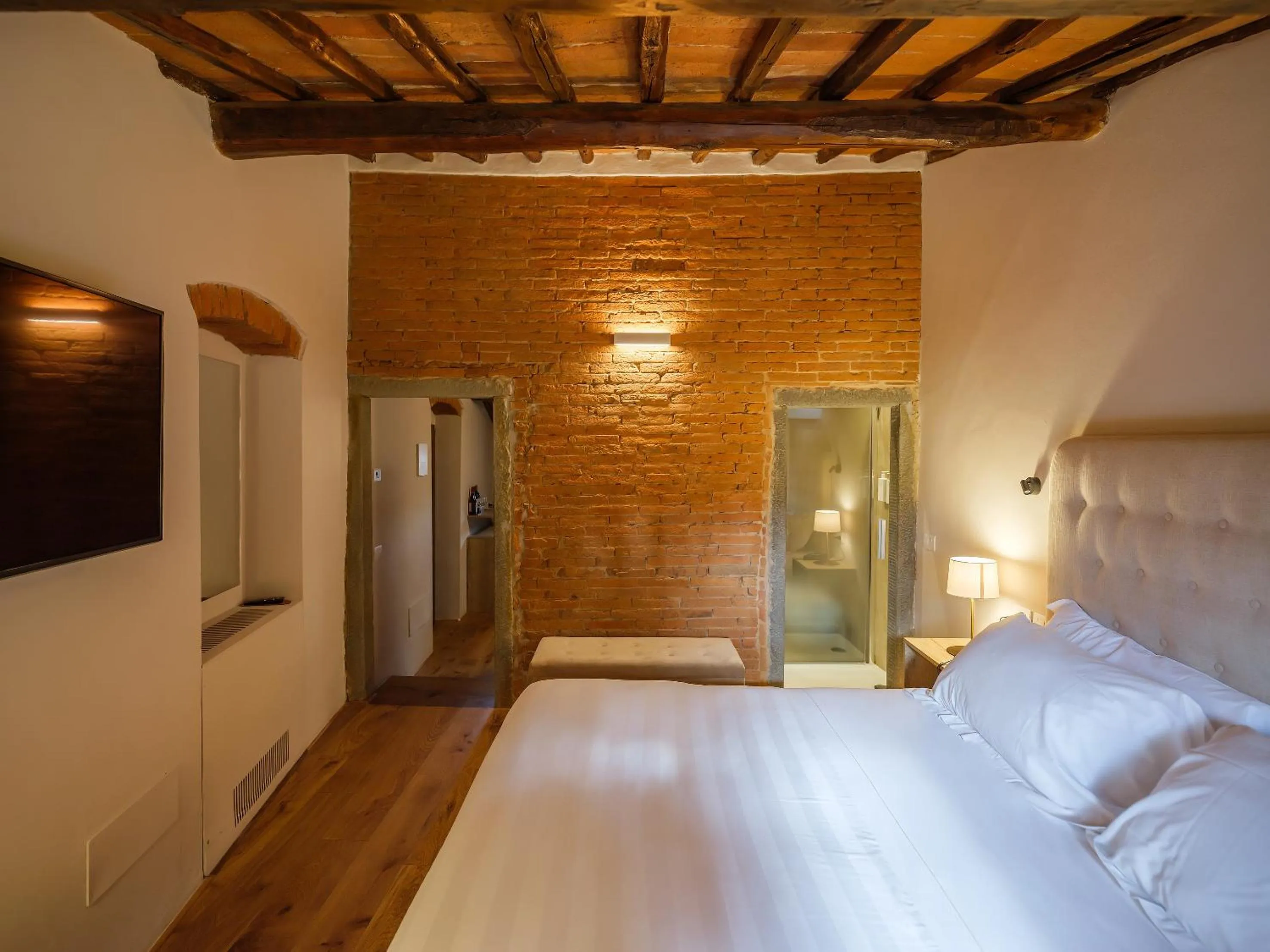 Bedroom, Bed in Villa Barberino