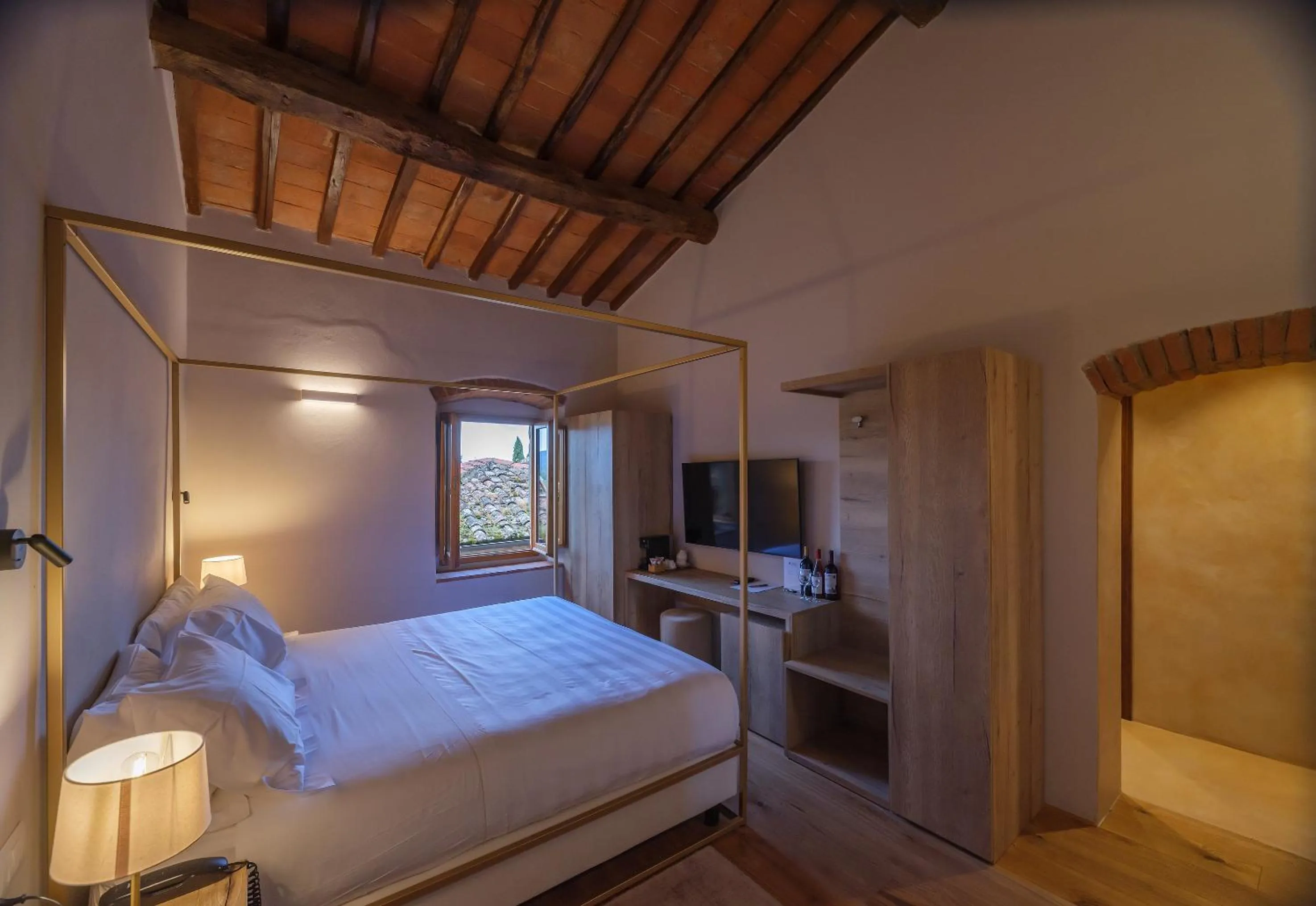 Bed in Villa Barberino