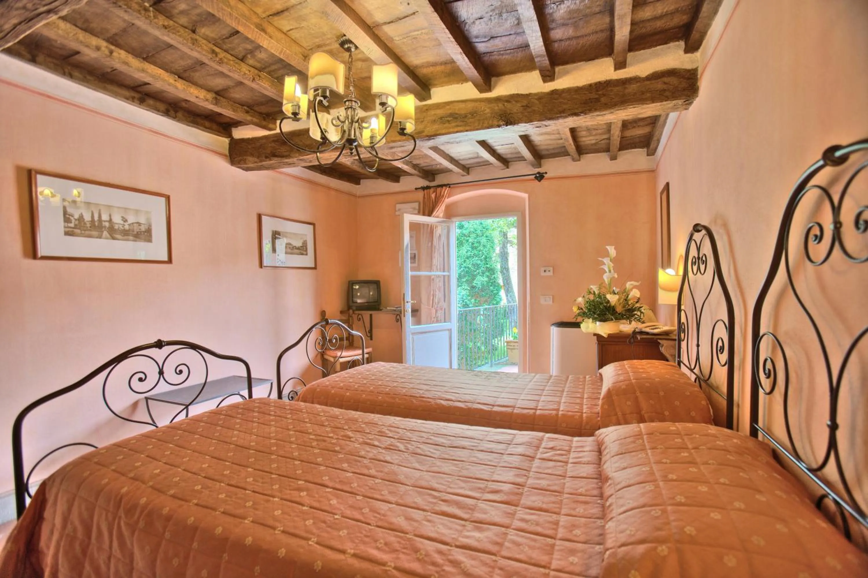 Bed in Villa Barberino