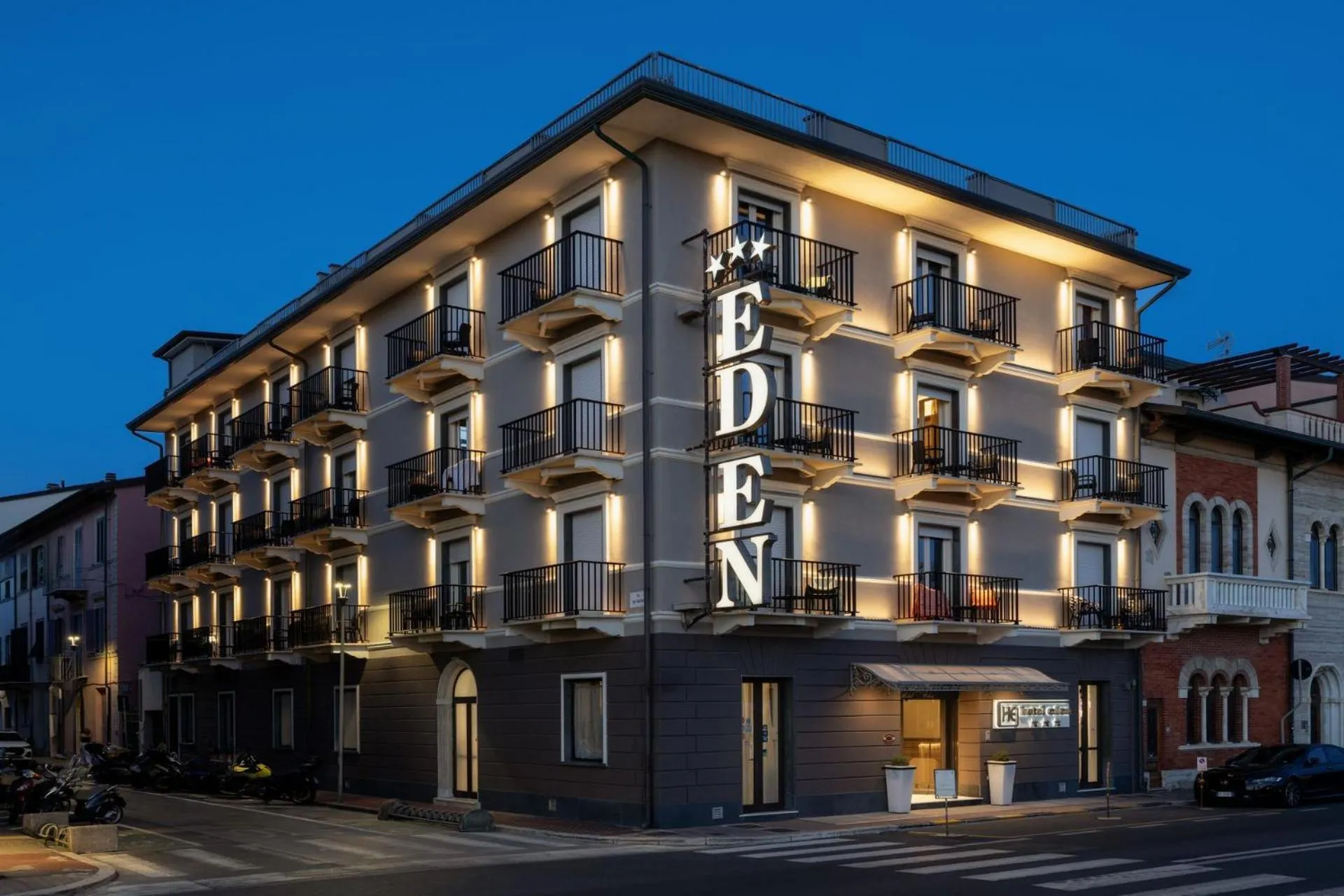 Property building in Hotel Eden