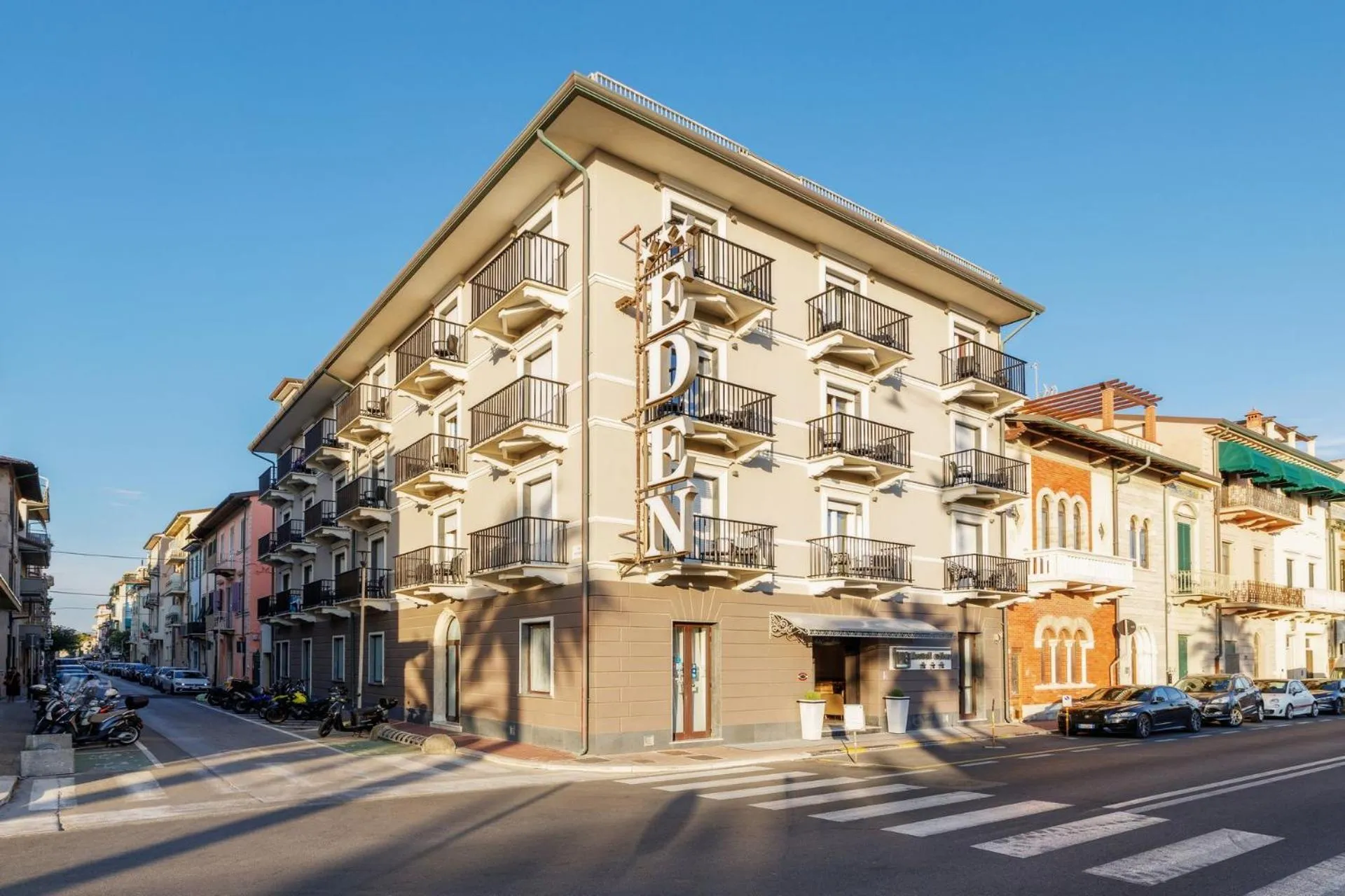 Property building in Hotel Eden