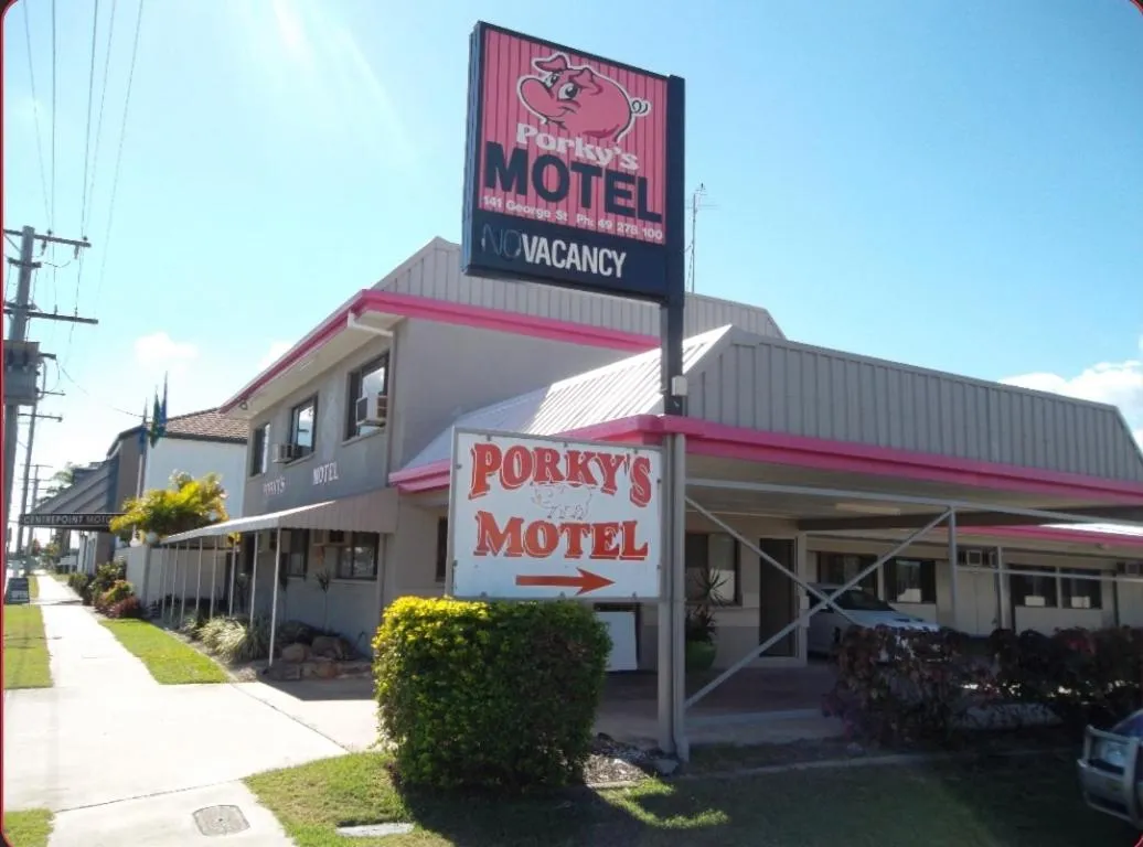 Property building in Porky's Motel Rockhampton