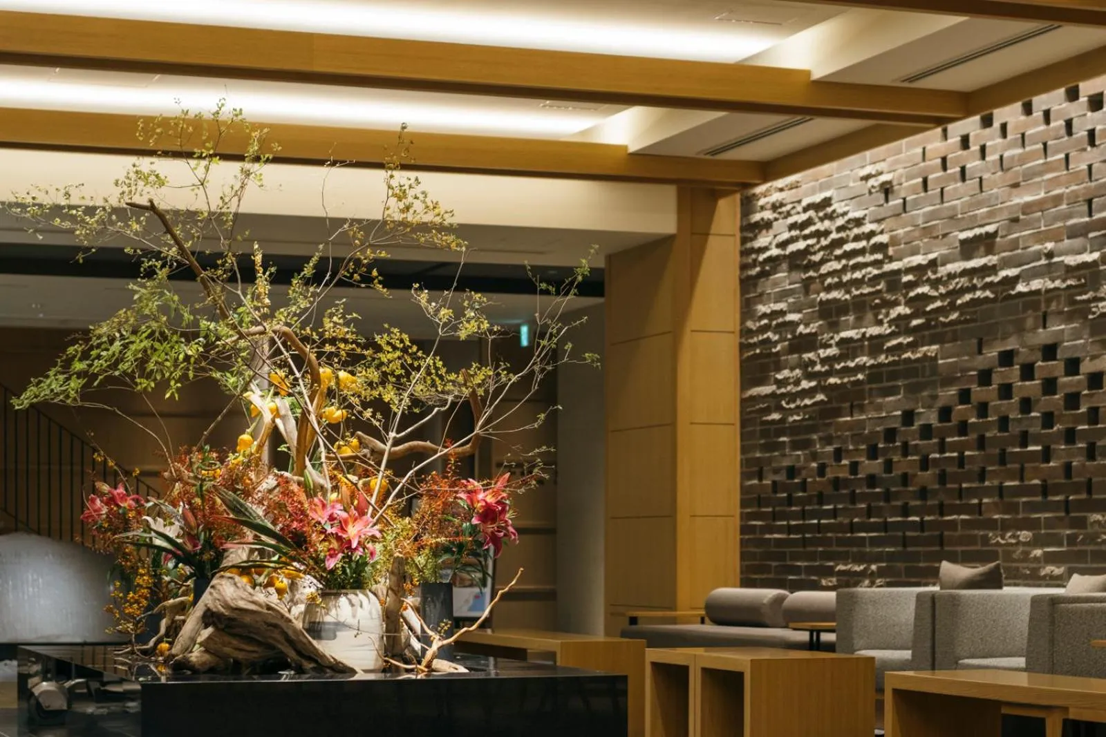 Lobby or reception in Hakone Gora KARAKU