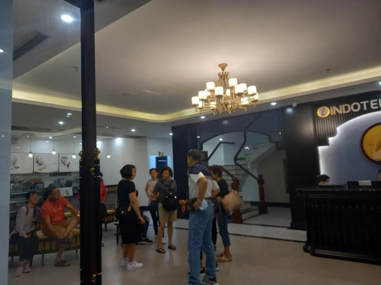 group of guests in INDOTEL HALONG HOTEL