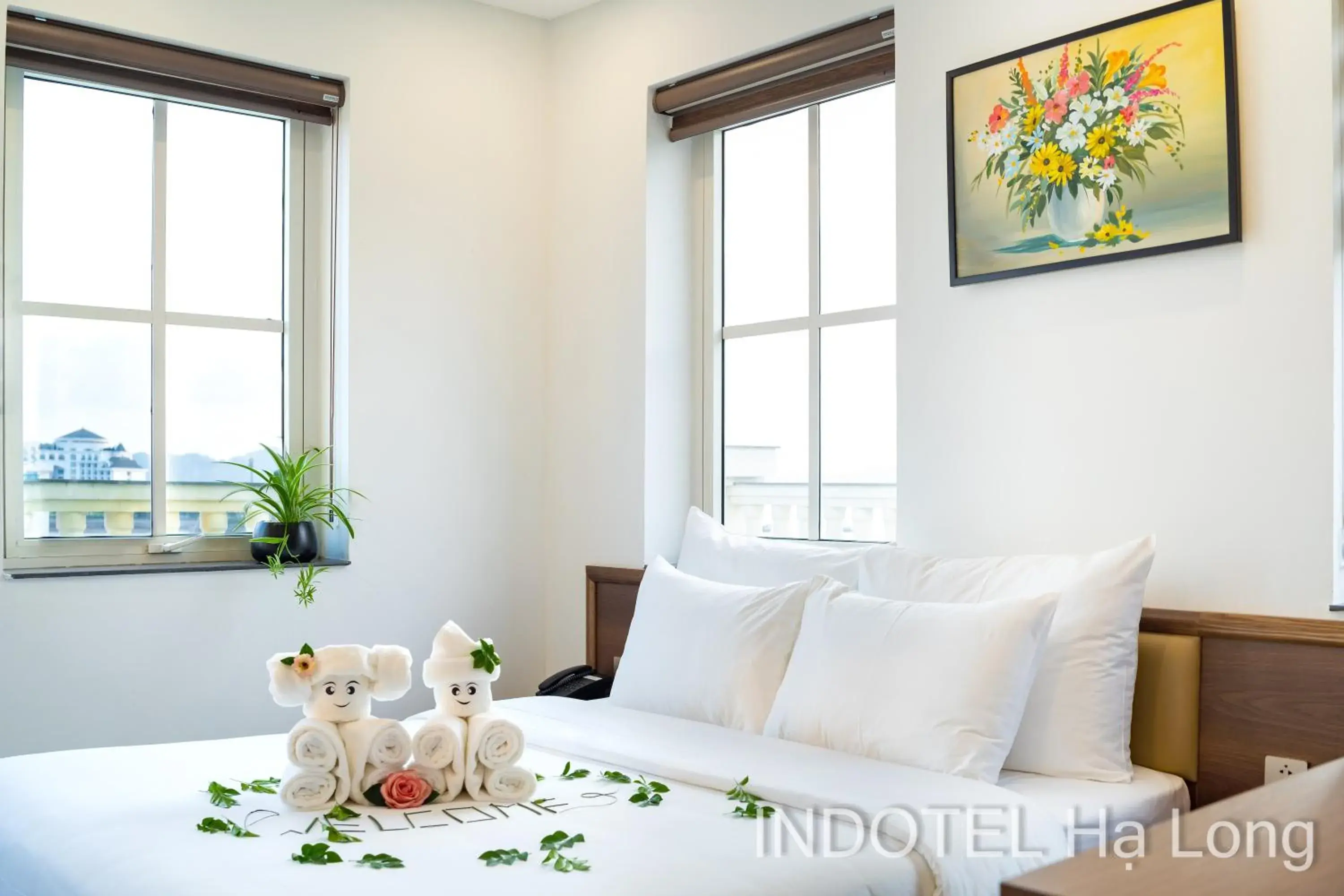 Bed in INDOTEL HALONG HOTEL Bed in INDOTEL HALONG HOTEL