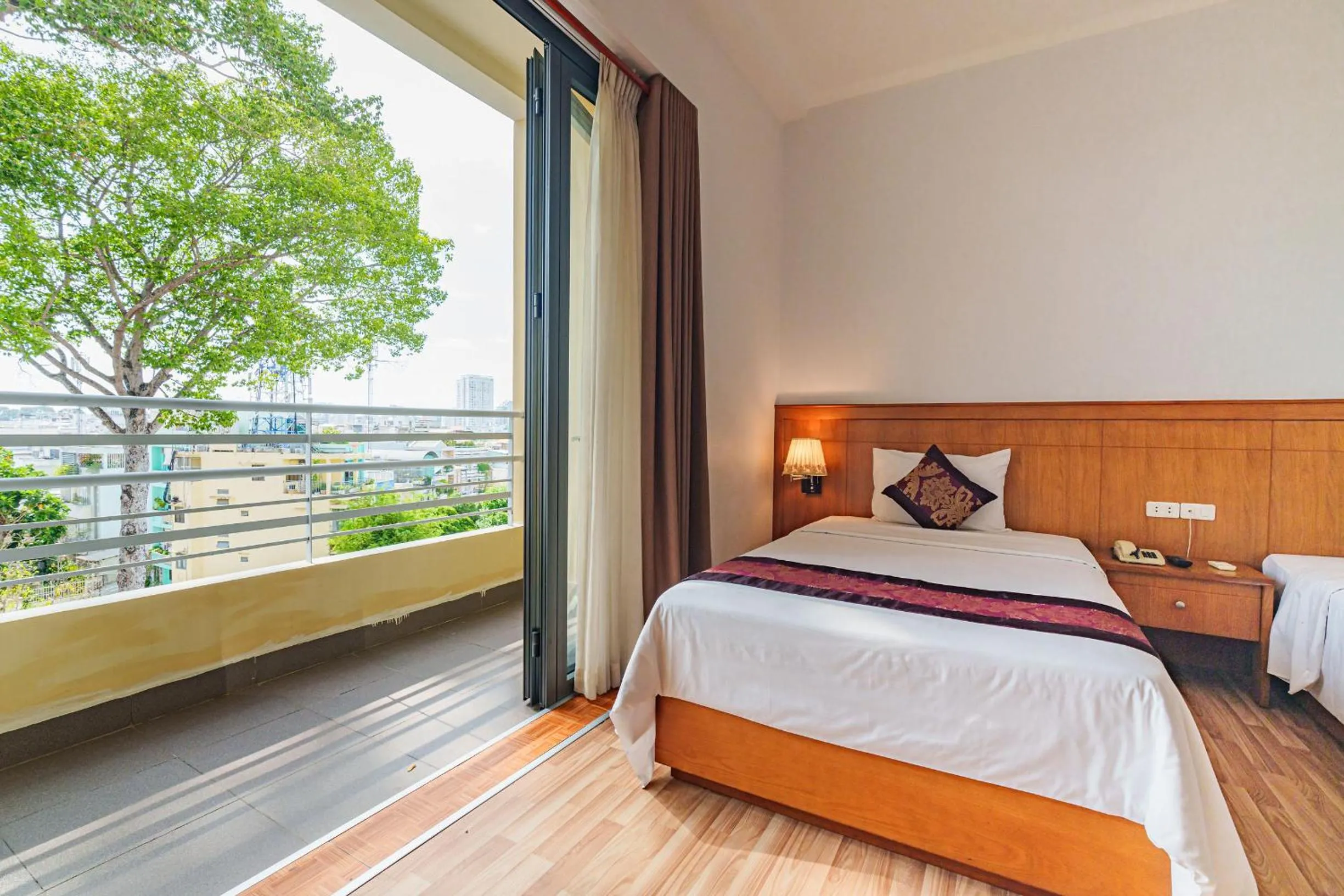 View (from property/room), Bed in T78 Hotel Managed by Nha khach T78