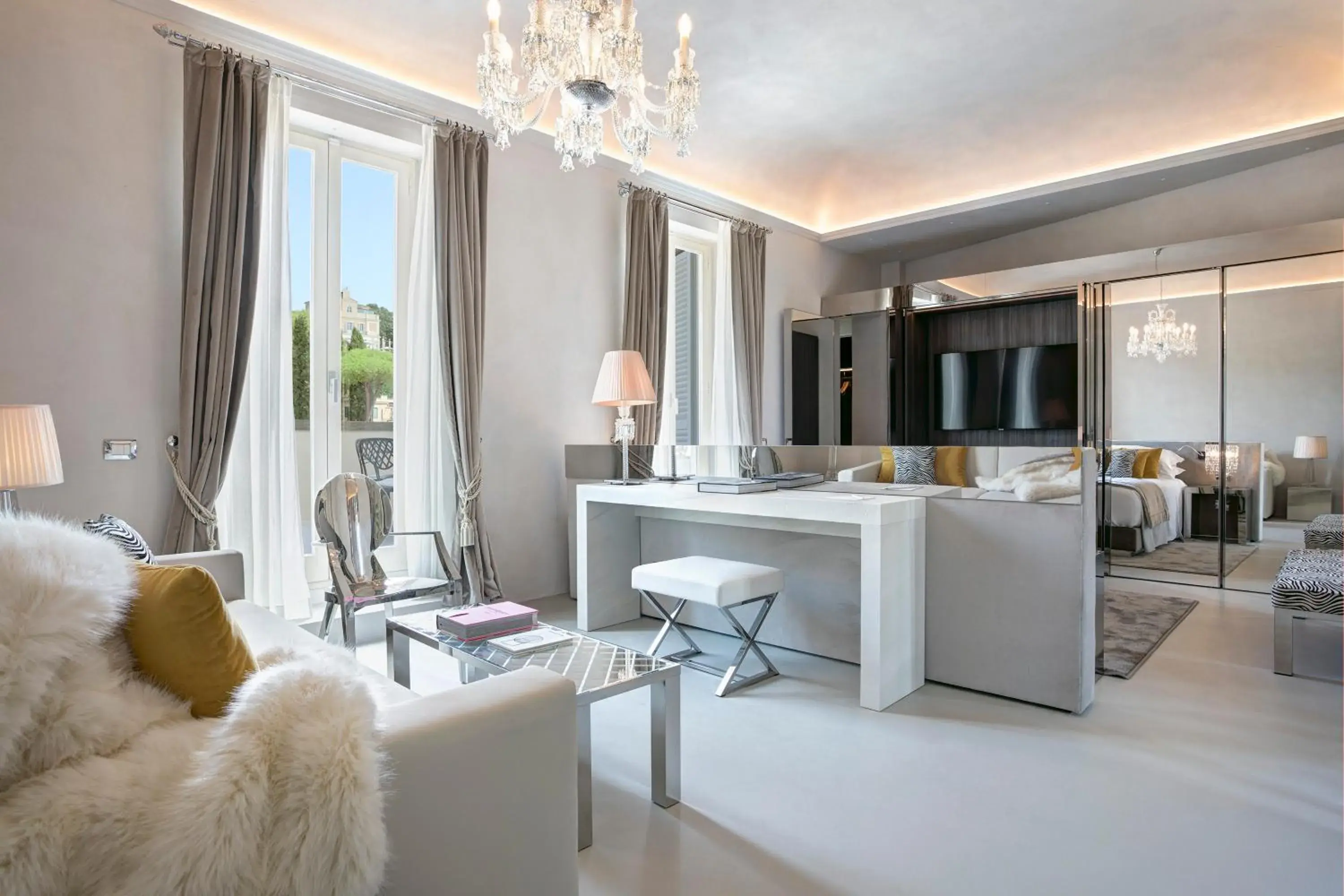 Living room in Palazzo Nainer Living room in Palazzo Nainer