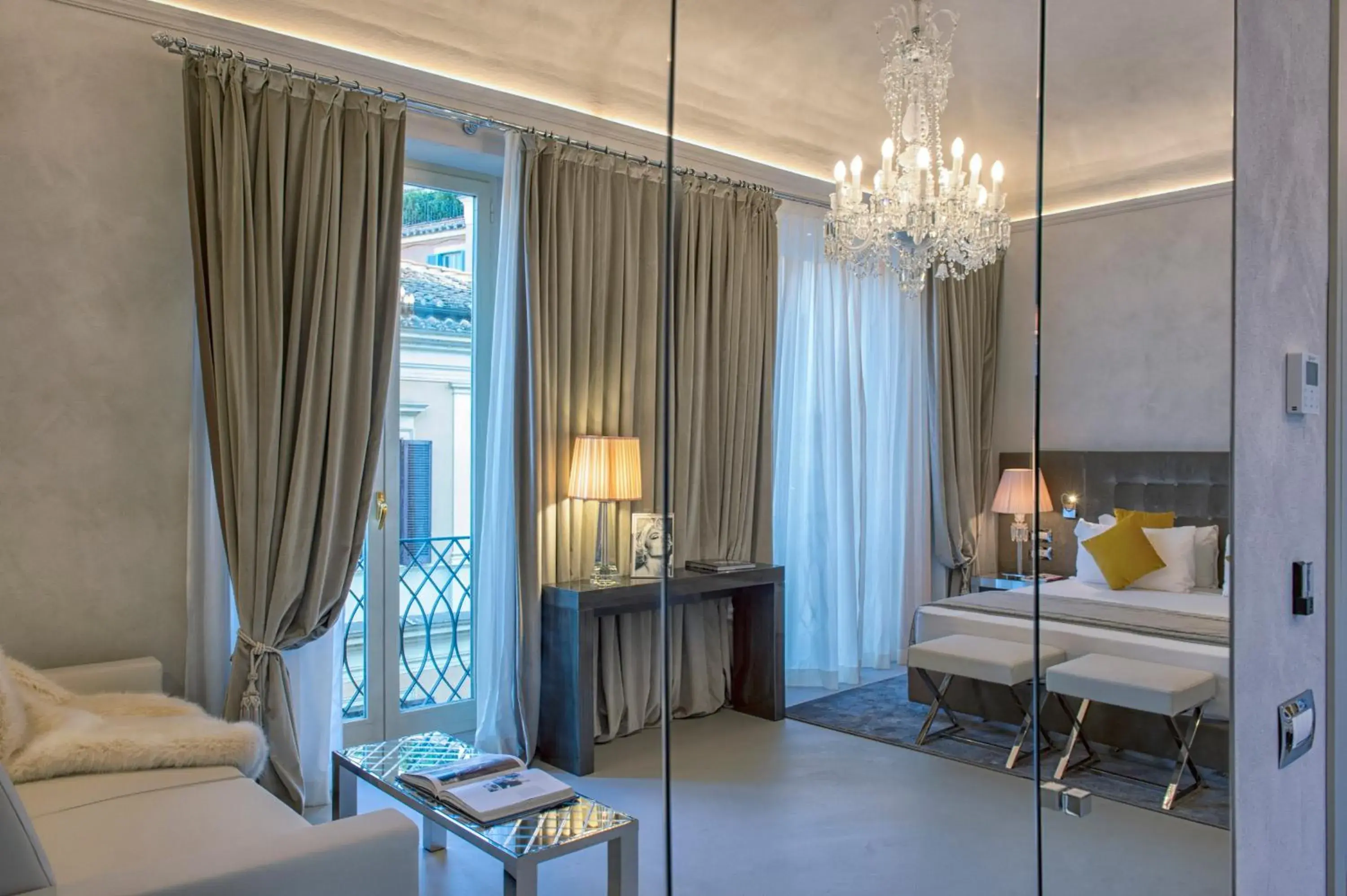 View (from property/room), Bed in Palazzo Nainer View (from property/room), Bed in Palazzo Nainer