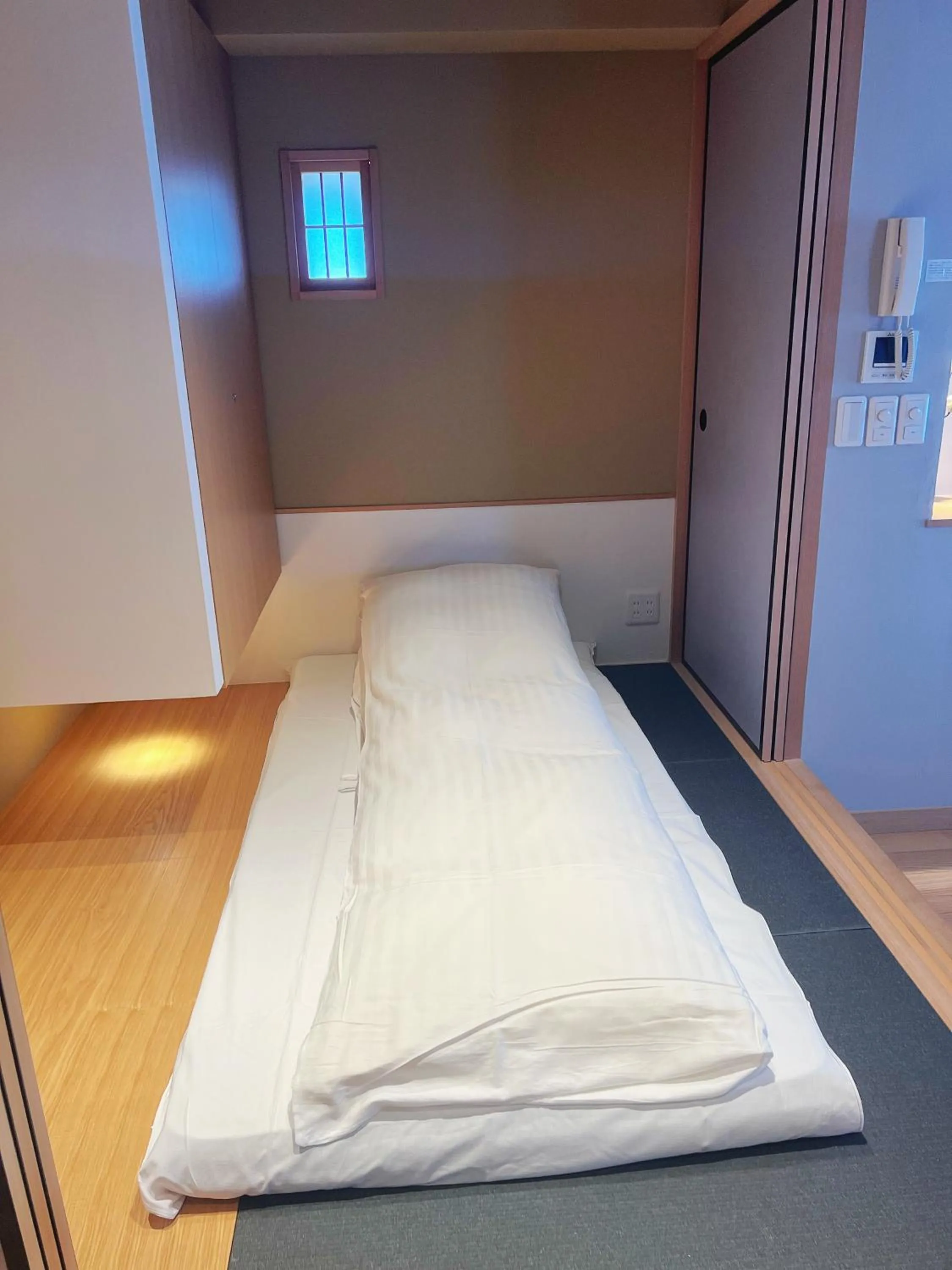 Photo of the whole room, Bed in Nplus Tokyo Akihabara Premium