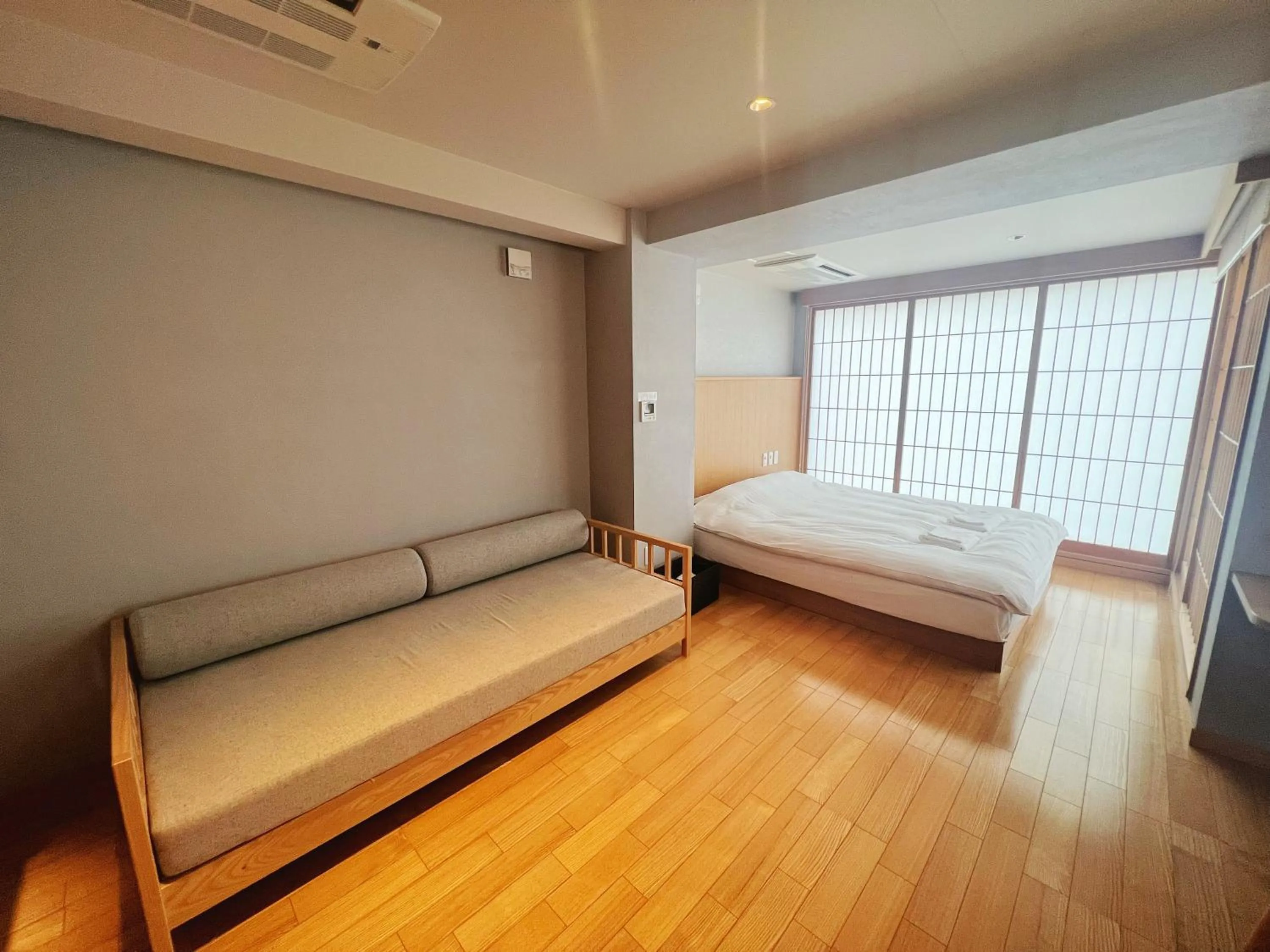 Photo of the whole room, Bed in Nplus Tokyo Akihabara Premium