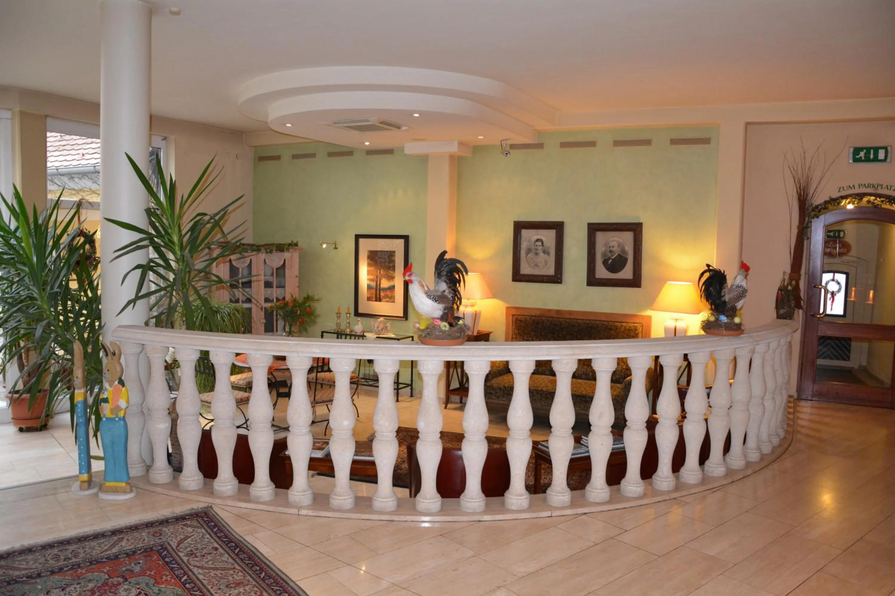 Lobby or reception in Hotel-Restaurant Fischer