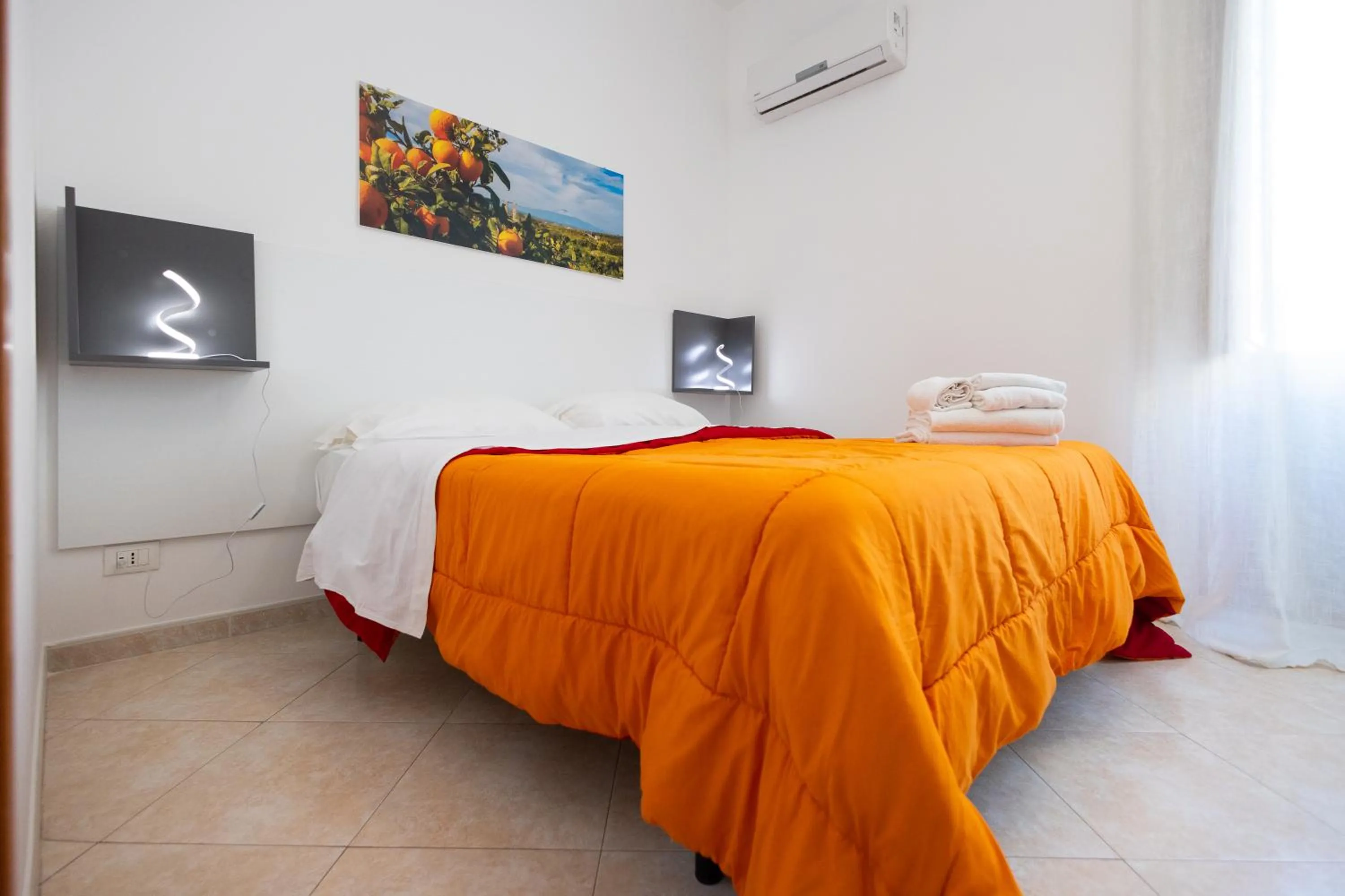 Bedroom, Bed in CasaTrapani