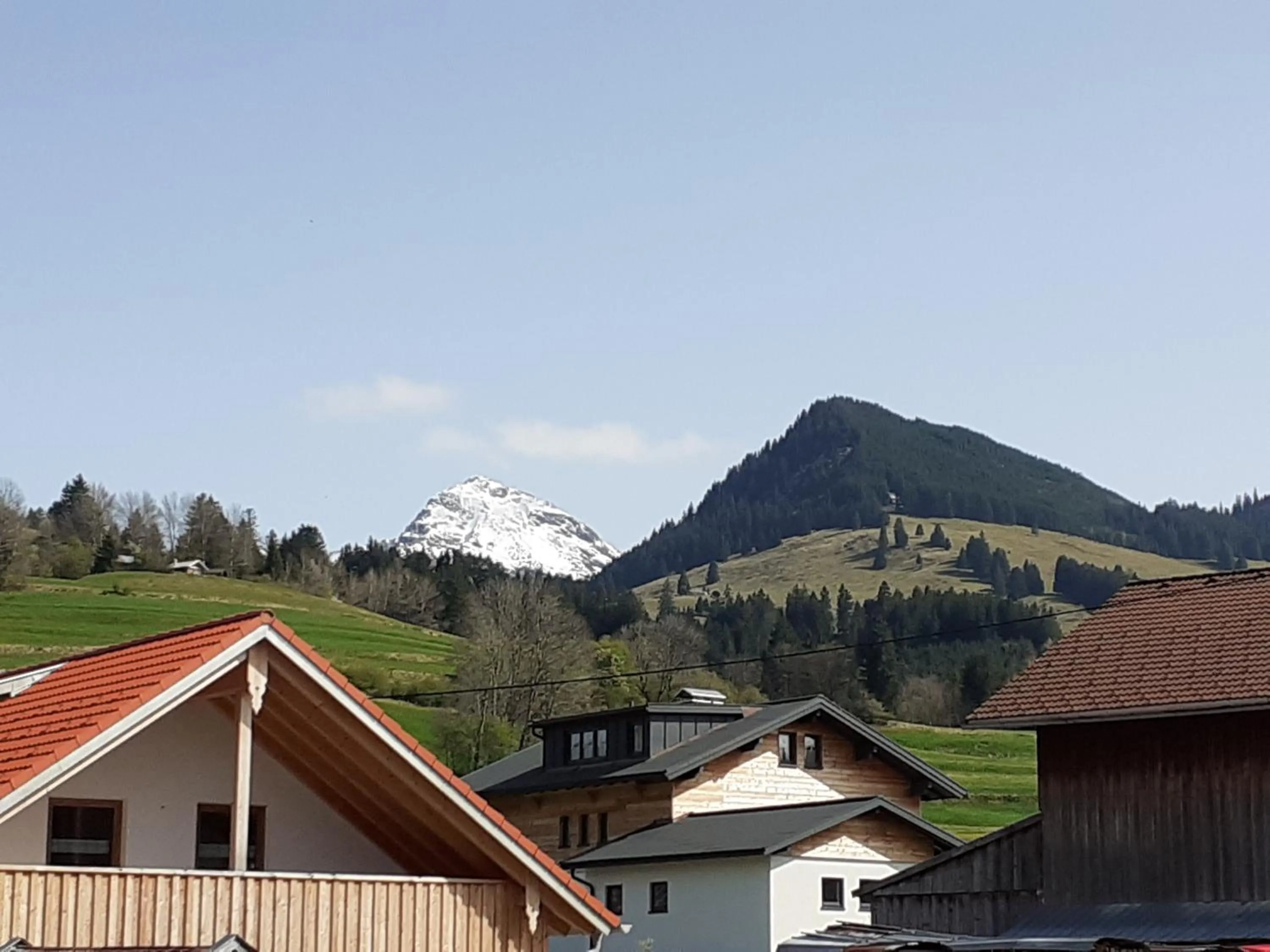 Mountain view in Berggasthof Sonne Allgäu