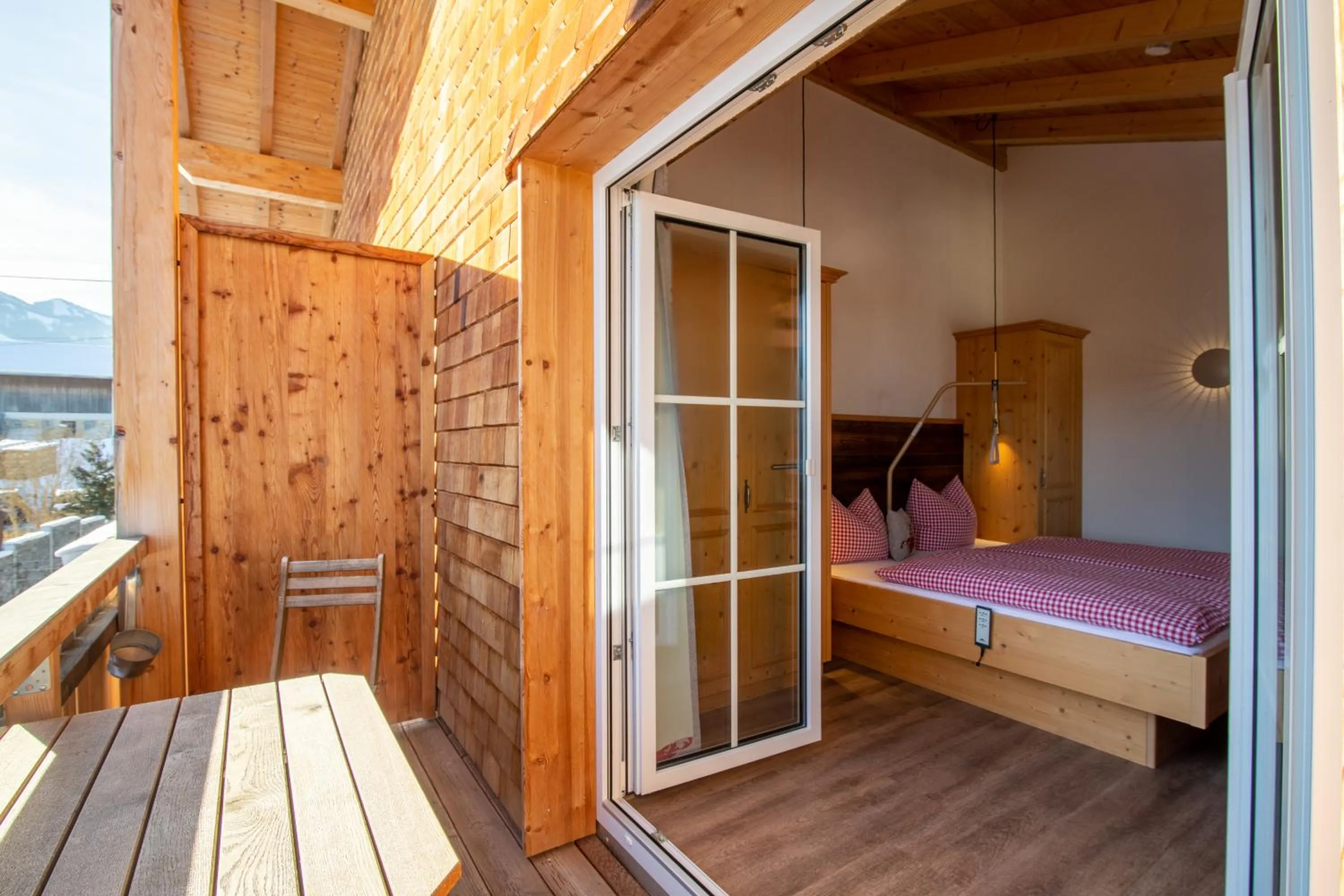 Bed in Berggasthof Sonne Allgäu