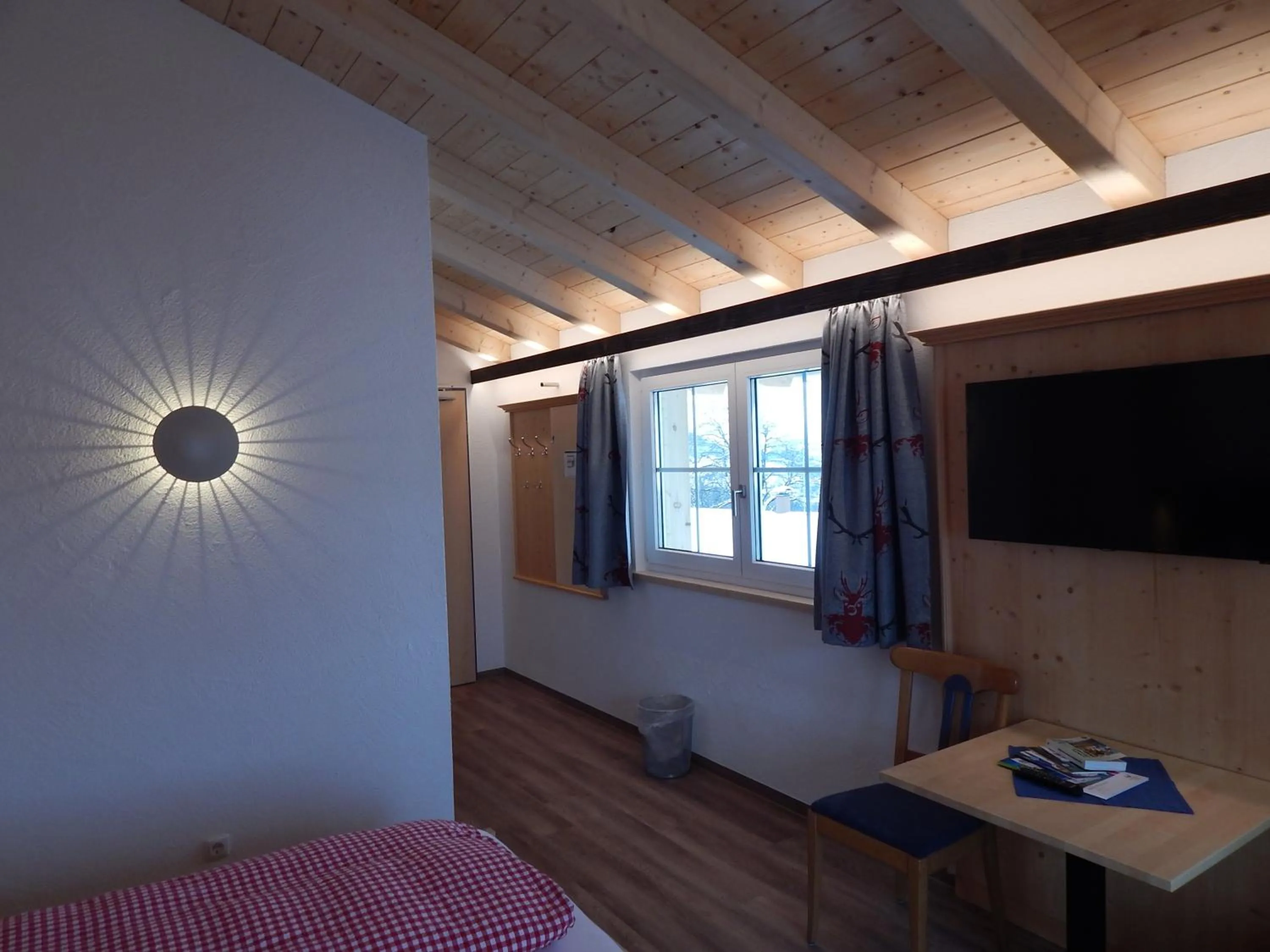 Decorative detail, Bed in Berggasthof Sonne Allgäu