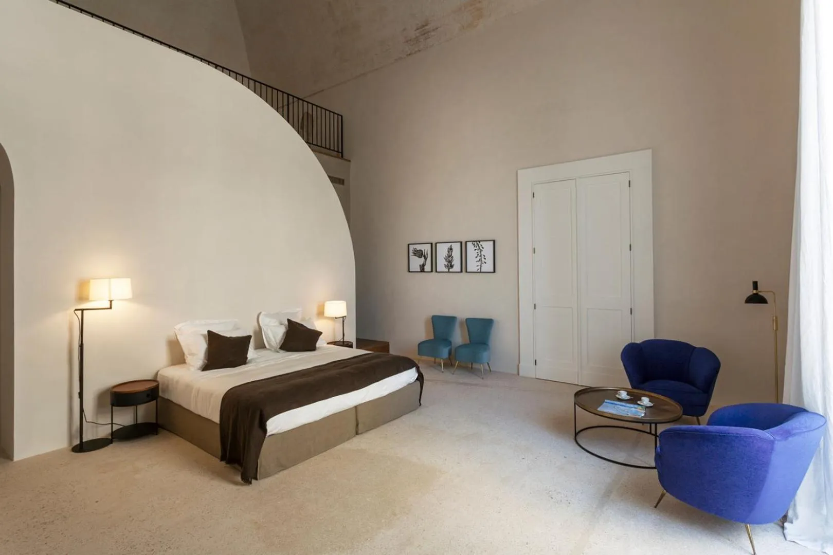 Bed in Palazzo Tafuri Boutique Hotel