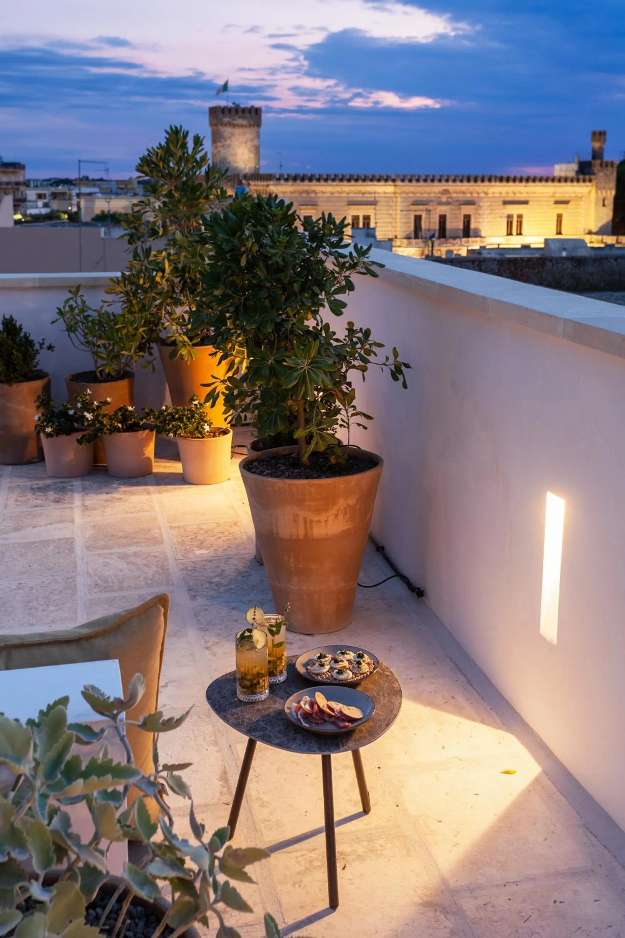 Balcony/Terrace in Palazzo Tafuri Boutique Hotel