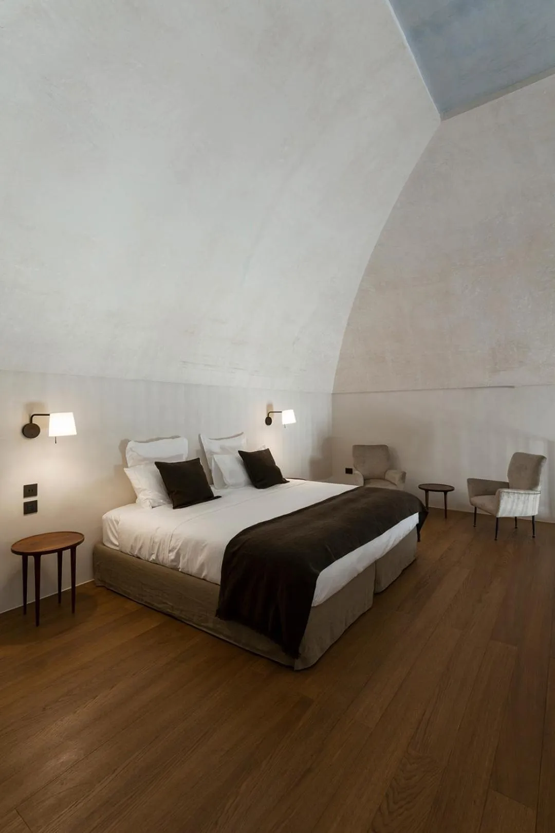 Bed in Palazzo Tafuri Boutique Hotel