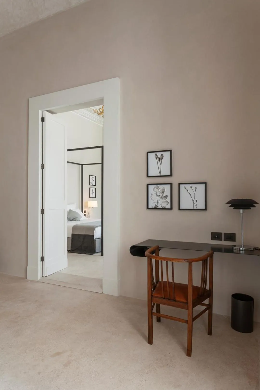 Bed in Palazzo Tafuri Boutique Hotel