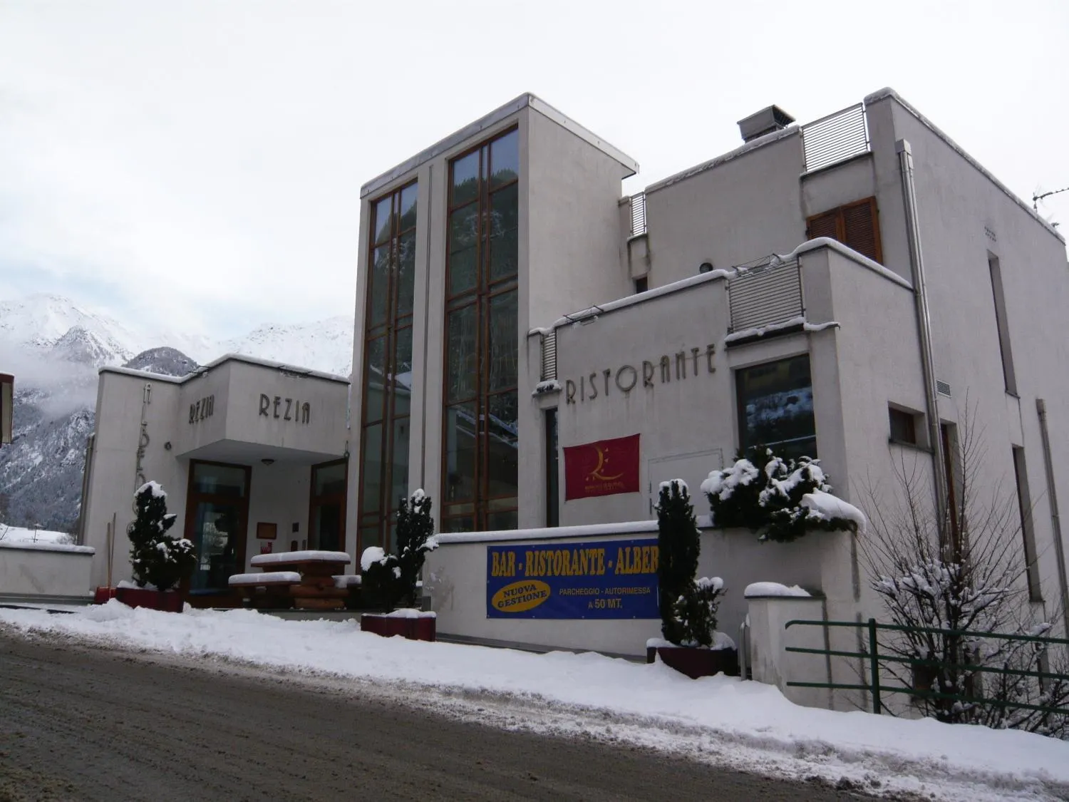 Facade/entrance in Hotel Rezia